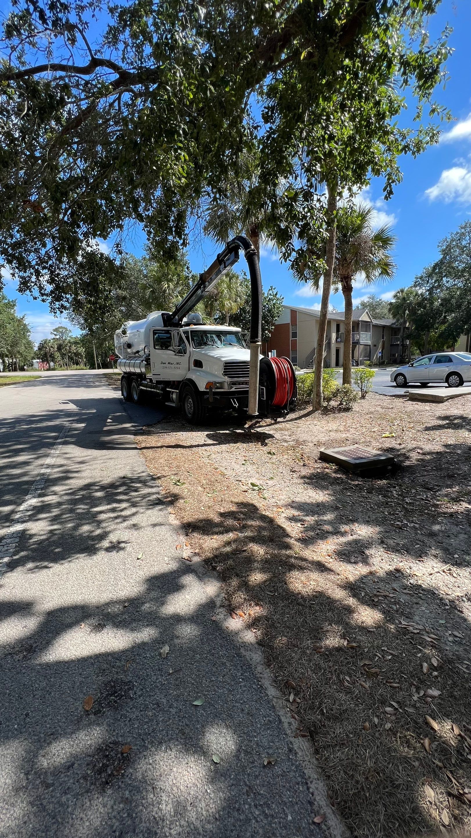 Apartment Complex Storm Water System Cleaning and Maintenance by Don Mar, Inc. Storm Water Solutions