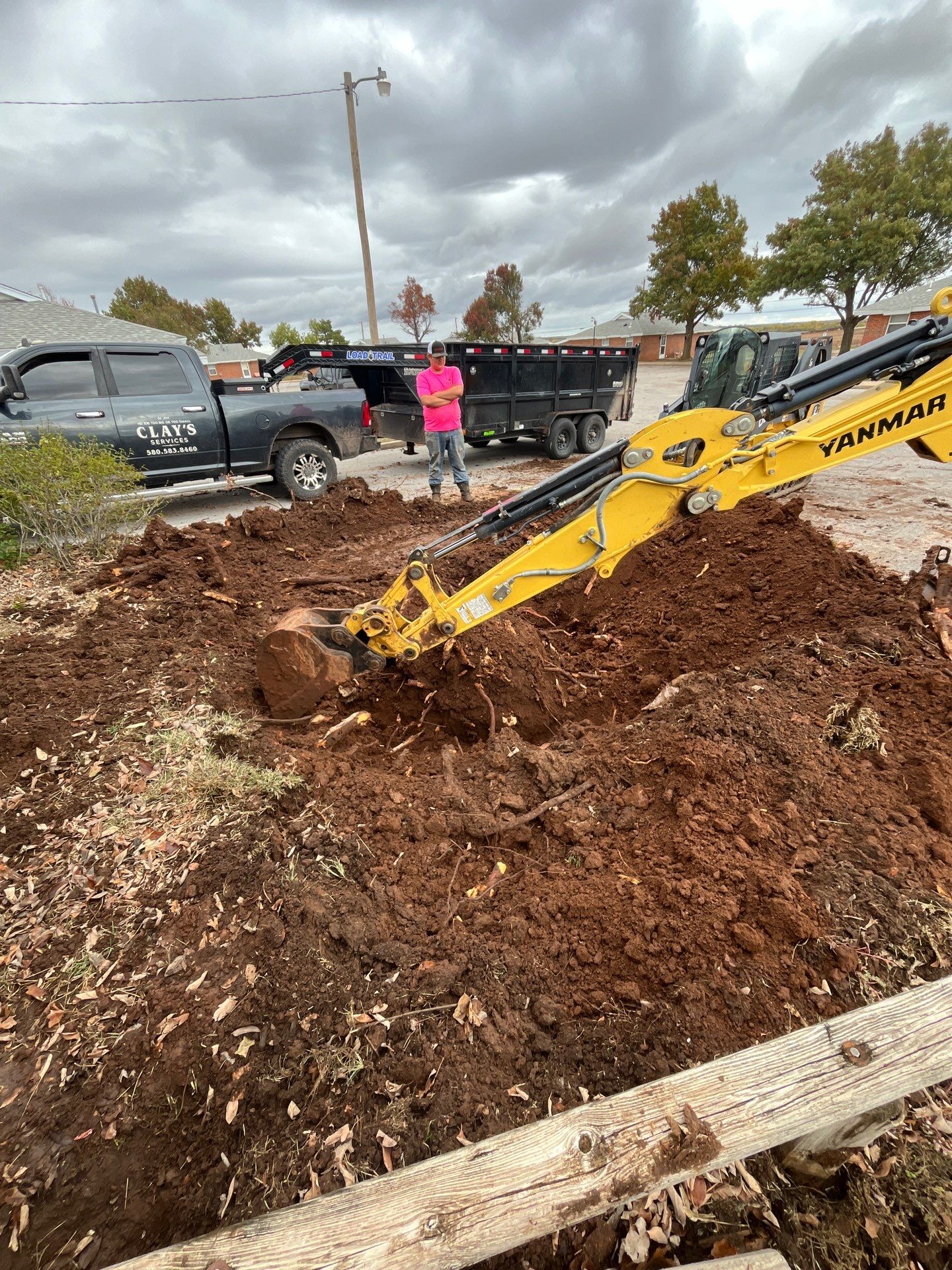 Concrete work, Landscape work, Sod work, and Irrigation work. by Clays Services Inc