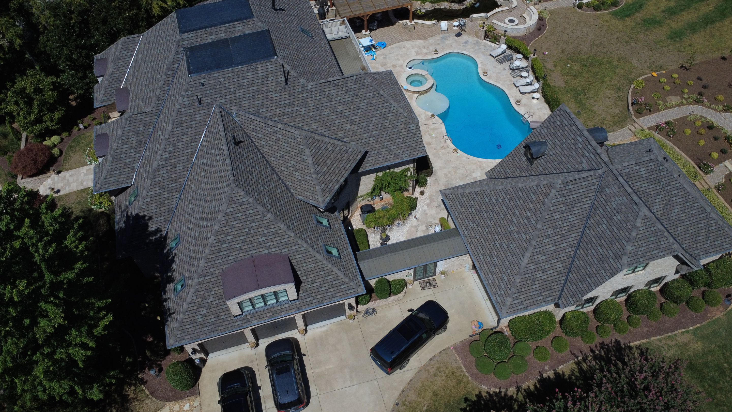 GAF Slateline Weathered Slate by Skybird Roofing