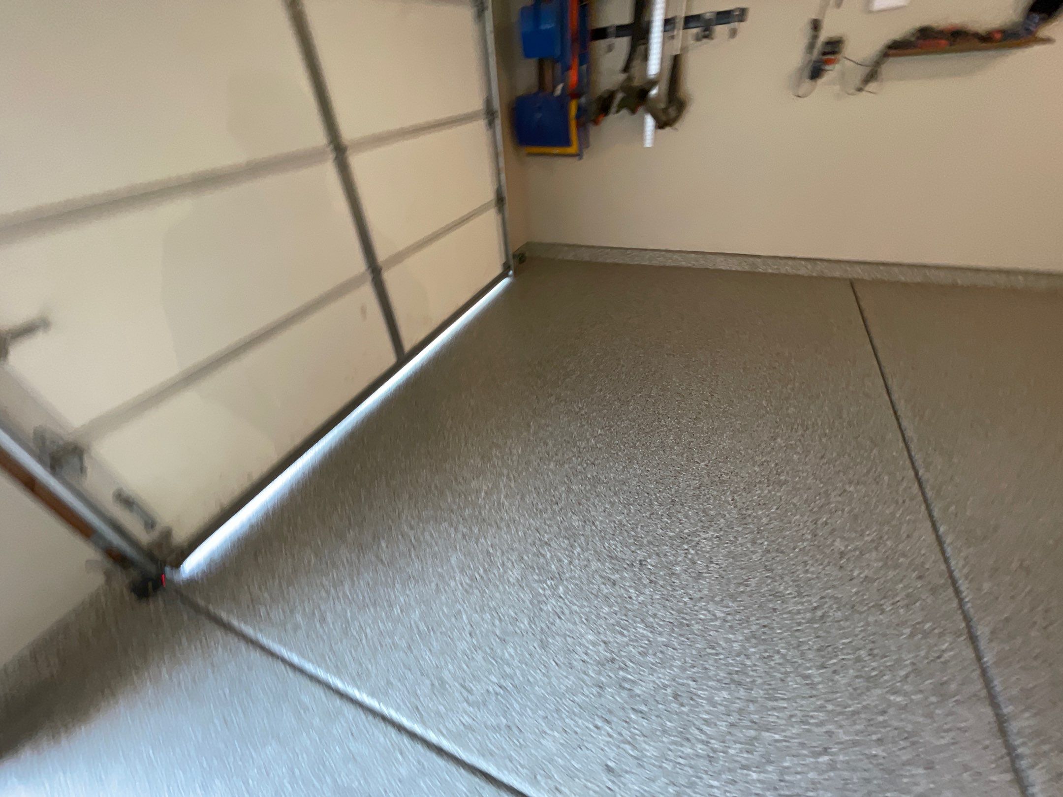 Garage Transformation using Pebble Beach and Front Porch using Greystone by Croc Coatings, LLC
