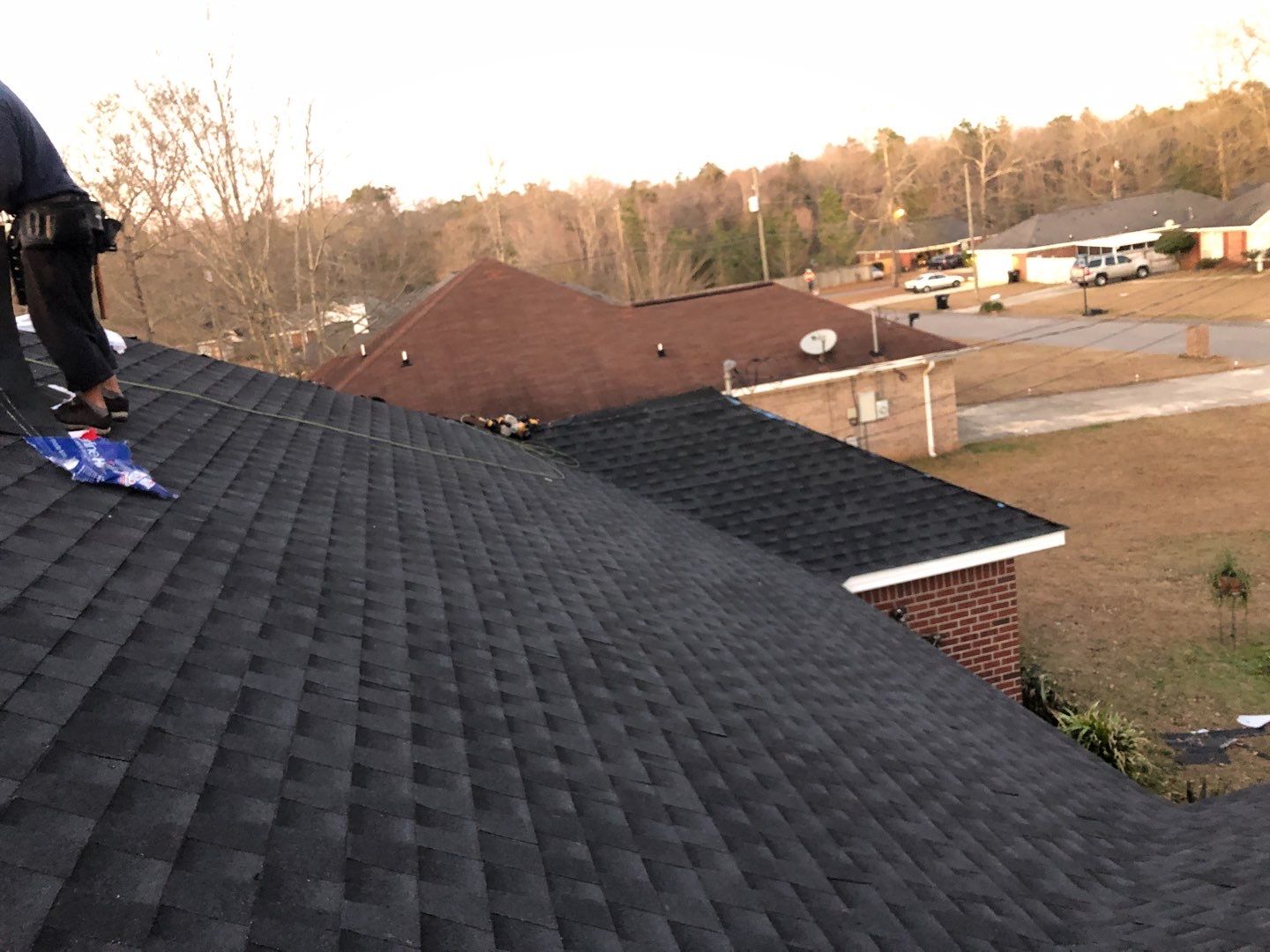 Residential Roofing Installation using Roof Replacement by American Roofing & Construction LLC