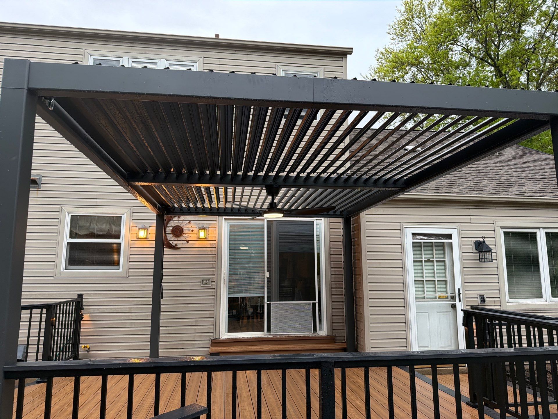 Deck Resurface In Richboro PA With Pergola by deck guardian