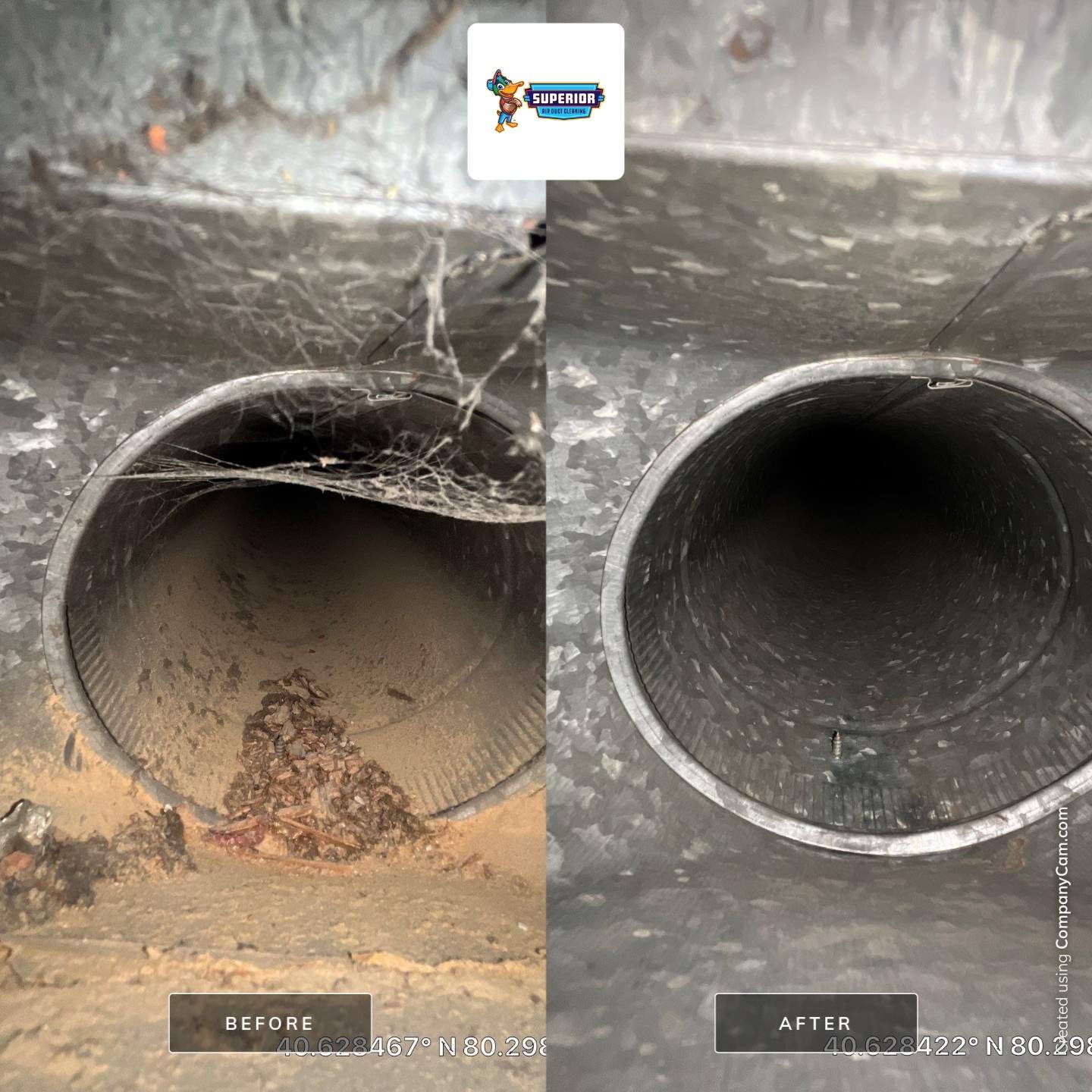 Air Duct Cleaning With a Vacuum Truck in Aliquippa, PA by Superior Air Duct Cleaning