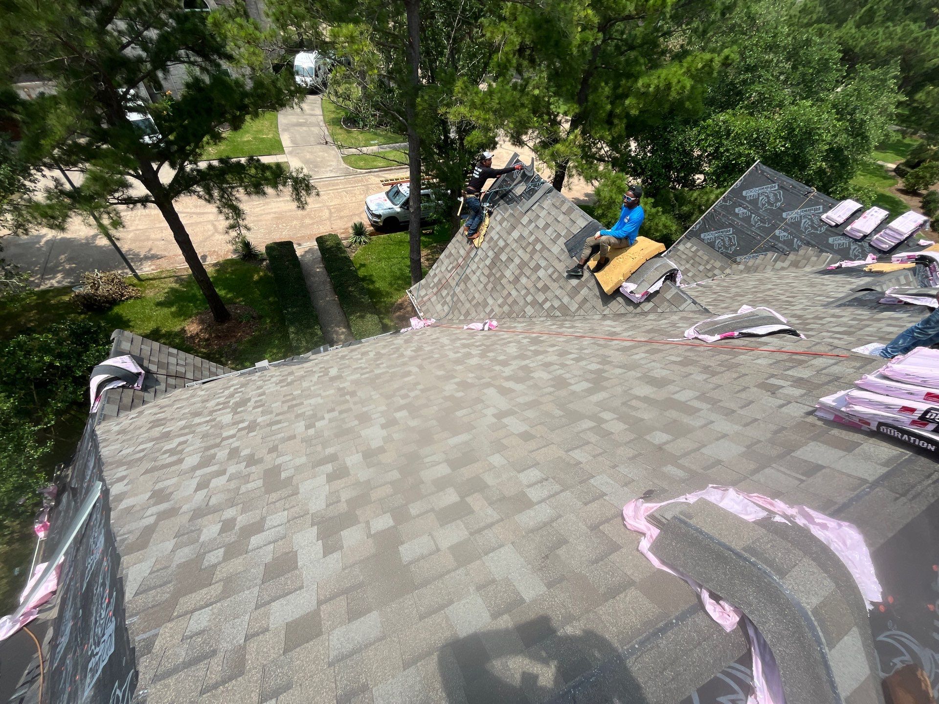 Residential Roofing Repair using Owen's Corning Duration (Lifetime) Shingles by Roof Repair Company