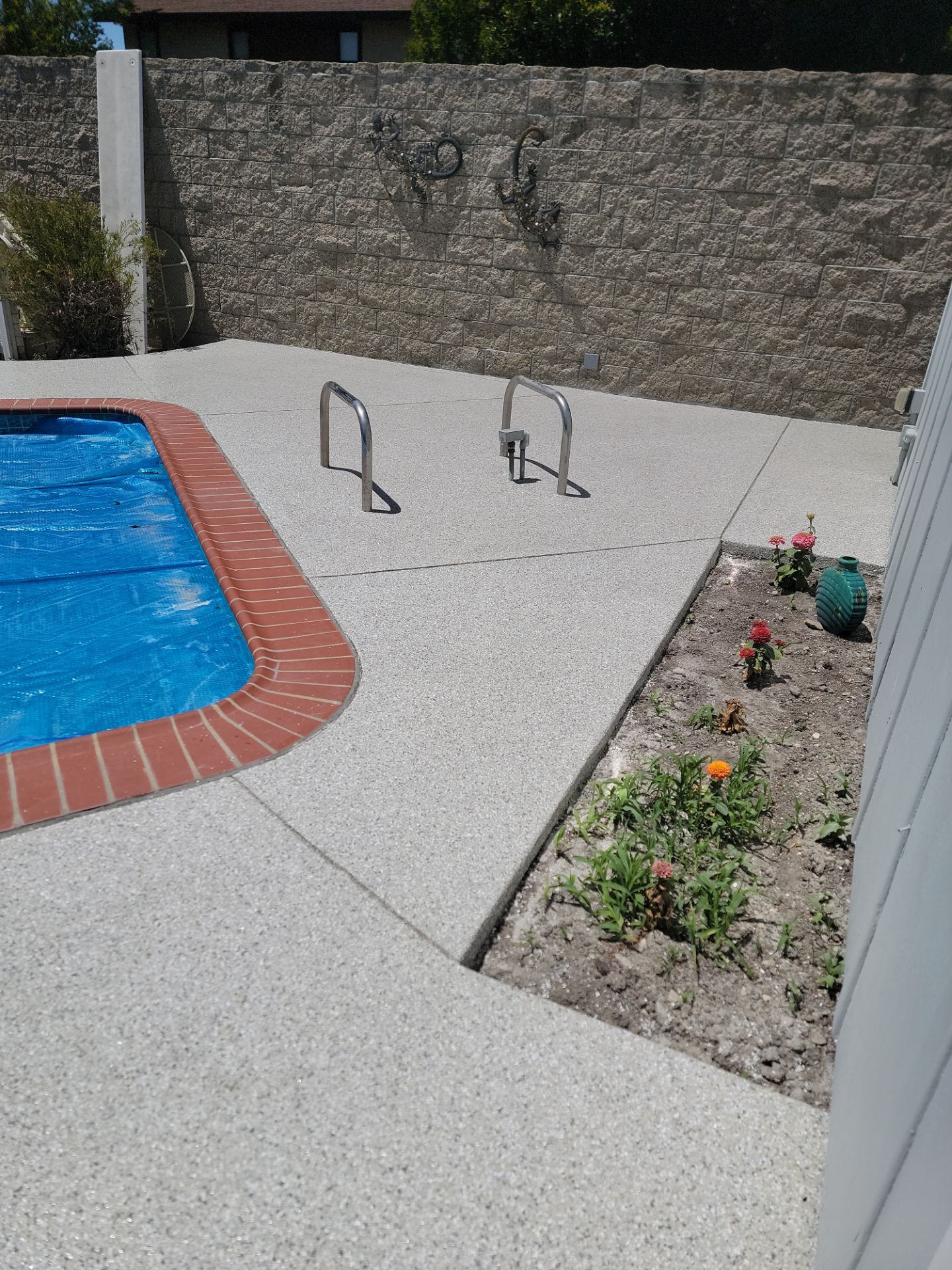 Custom Penntek Mount Everest Coating for Atascadero Pool Deck by MGP Coatings