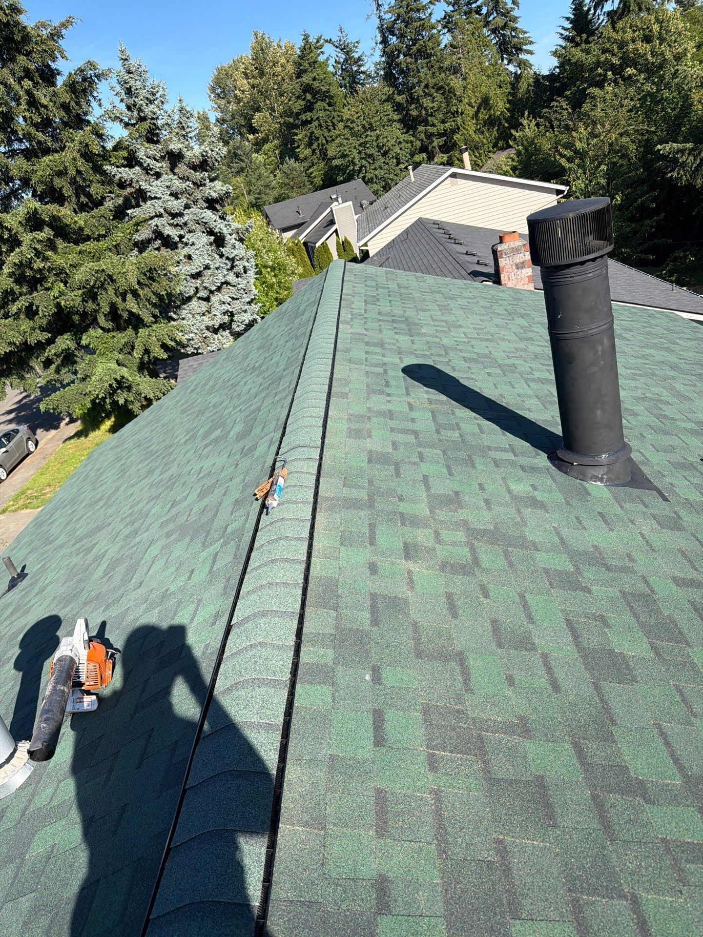 Residential Roofing Installation using GAF HDZ Shingles by Roofing Formula LLC