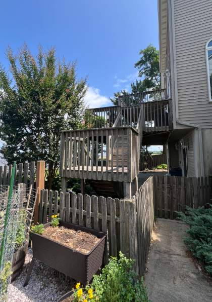 Waterfront deck In Keyport  by deck guardian