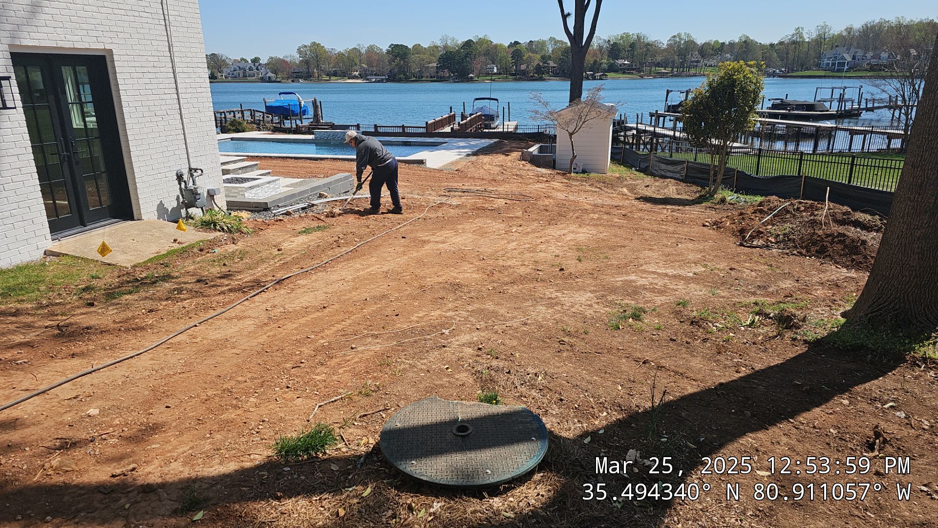 Hardscape Installation using Irrigation by Carolina-Metro Landscape, Inc
