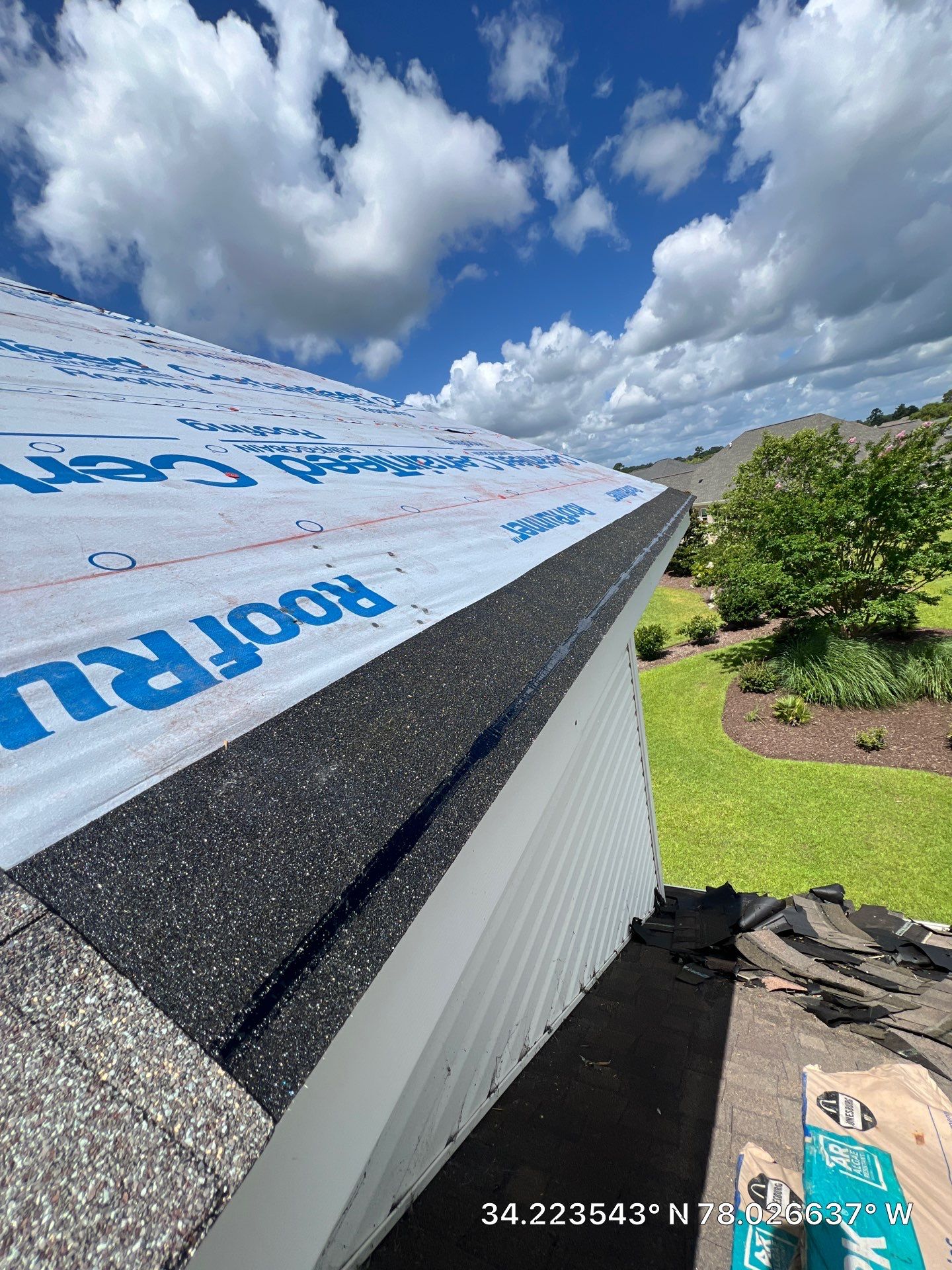 Landfall Roof Repair using CT Landmark Weathered Wood by RGR Construction and Roofing, LLC