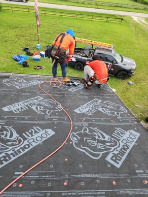 Residential Roofing Installation using Owen's Corning Duration (Lifetime) Shingles