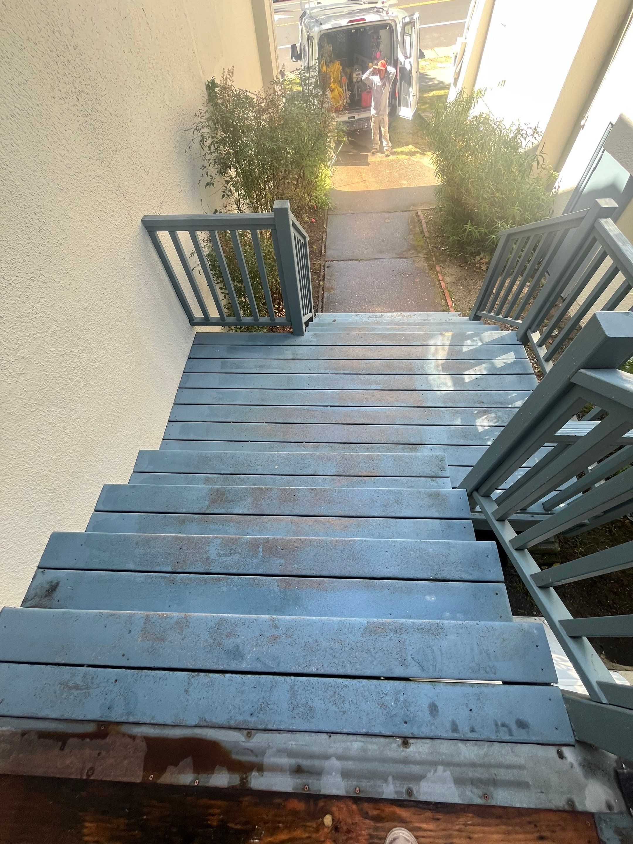 deck and patio restoration by Herrera’s Bay Area Painting inc.
