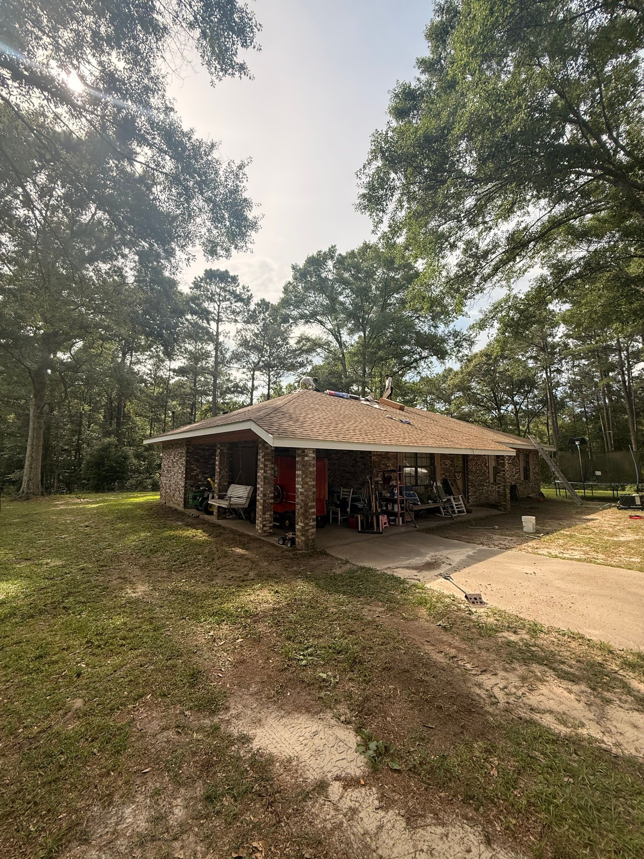 Architectural Shingle Roof Replacement for Poplarville Residential Home by Frontline Roofing