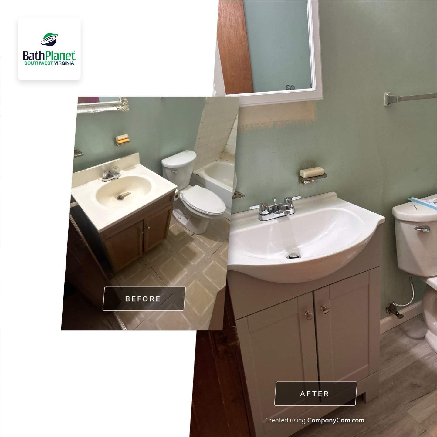 Before Vs After by BathPlanet SW Virginia