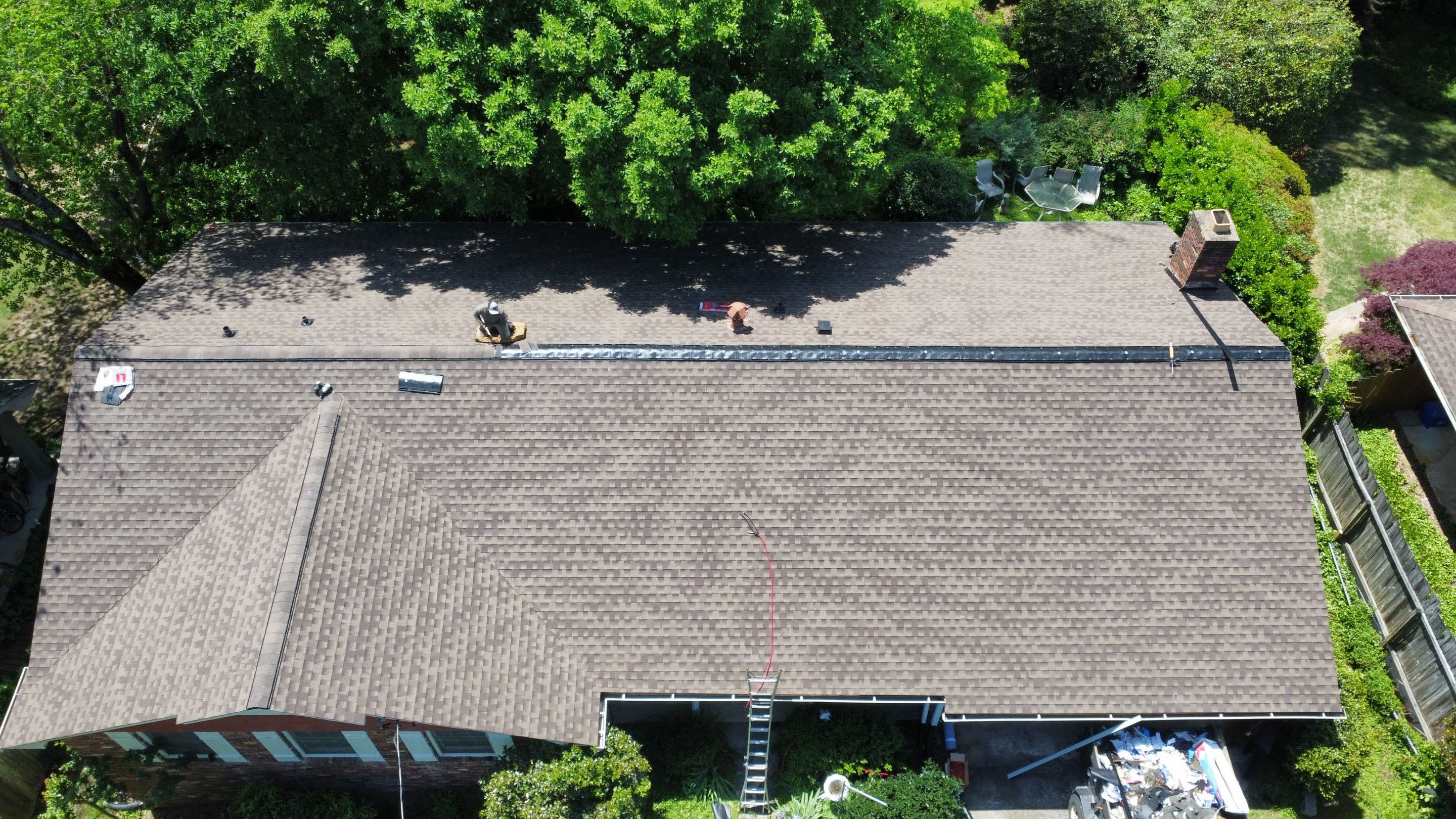 Decatur, GA Roof Replacement GAF Timberline HDZ Barkwood by Reset Roofing