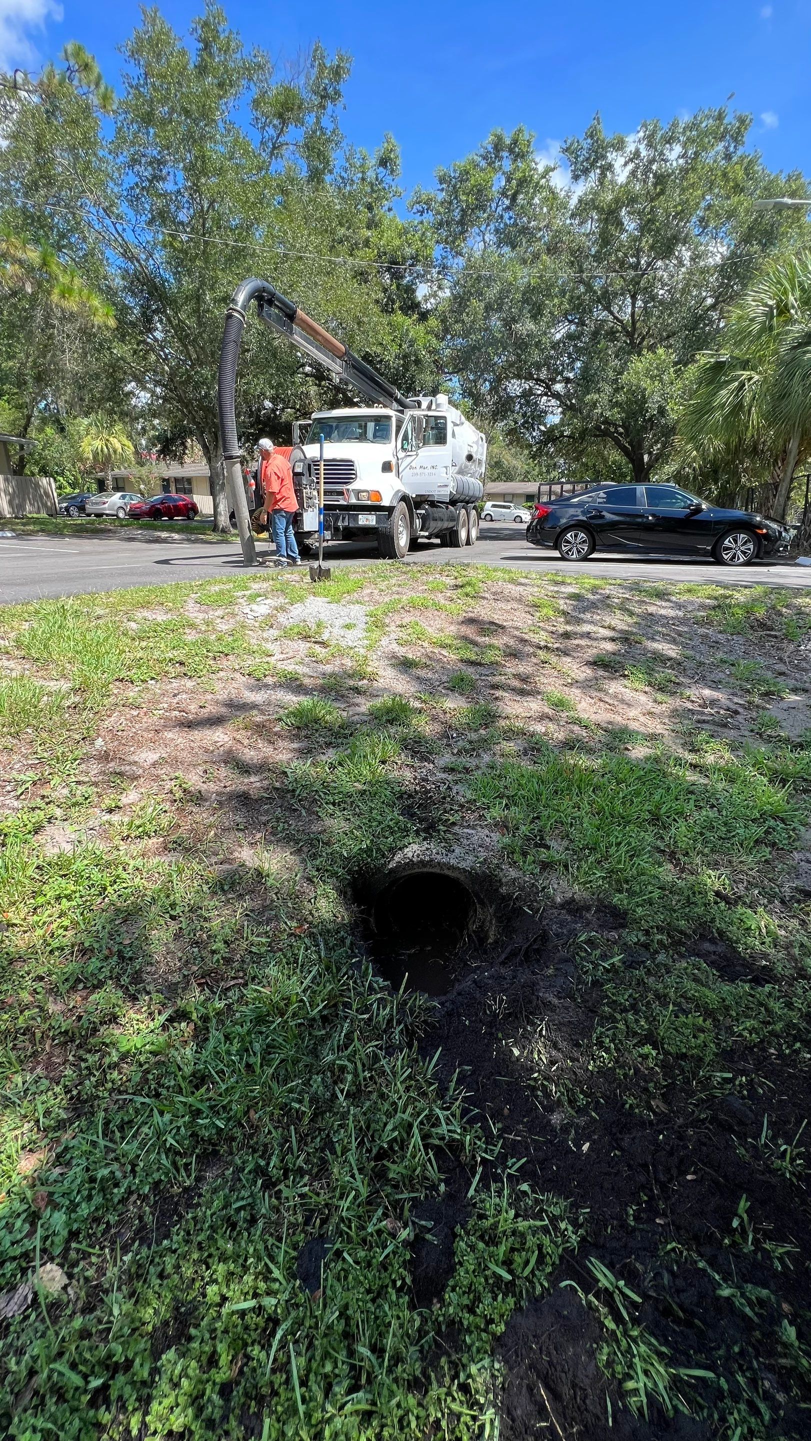 Apartment Complex Storm Water System Cleaning and Maintenance by APS Power & Water