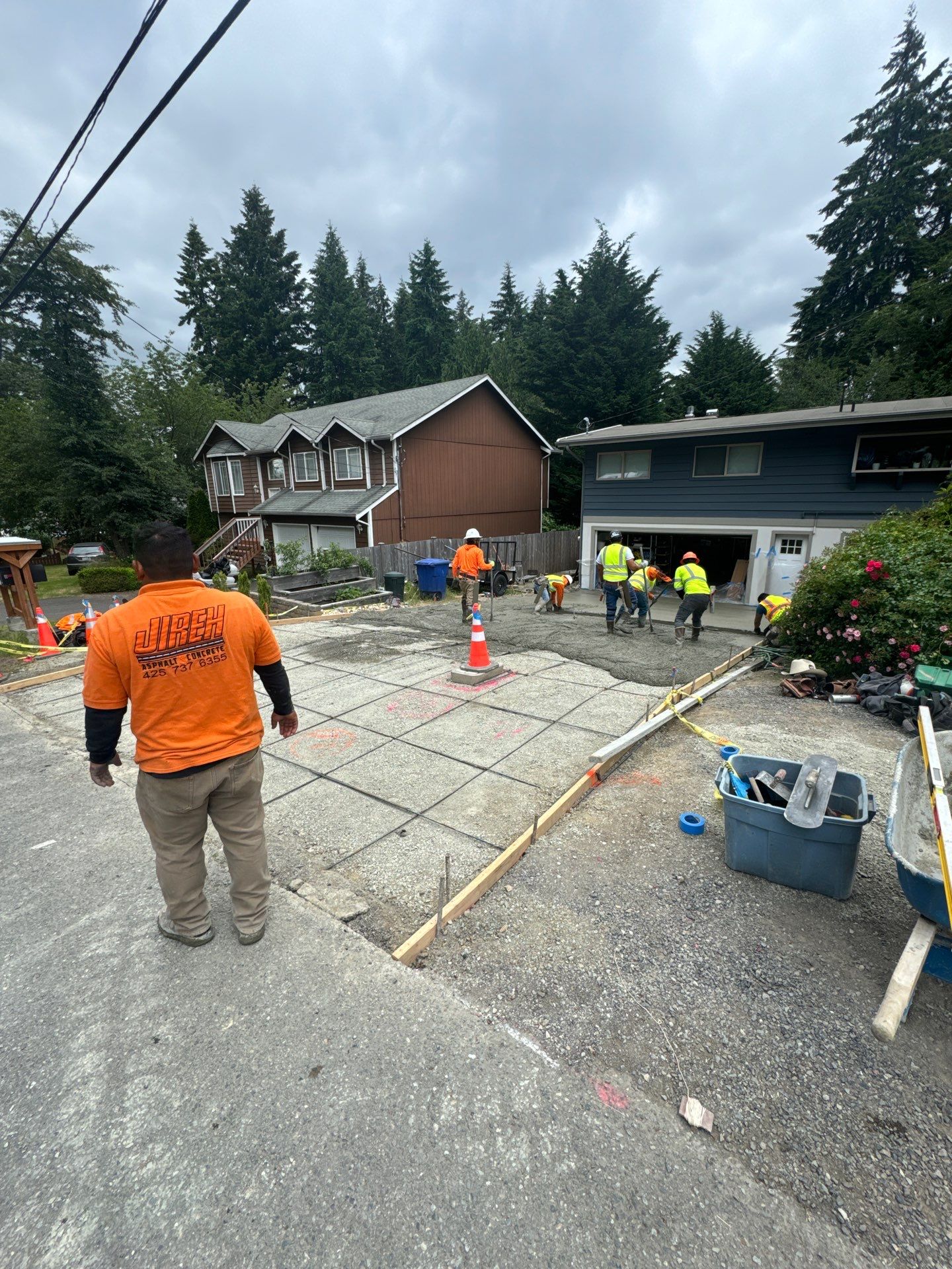 Nathan | Concrete Driveway & Walkway by Jireh Asphalt & Concrete Inc 