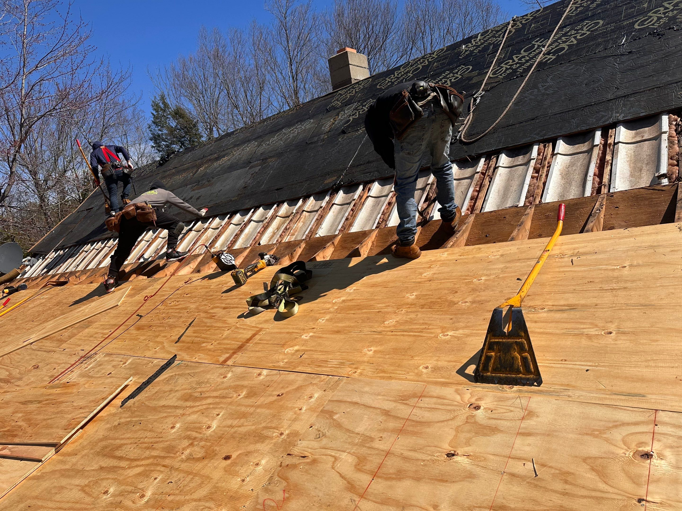 🏔️ Log Cabin Roof Replacement – Tuftonboro, NH by Tall pine roofing