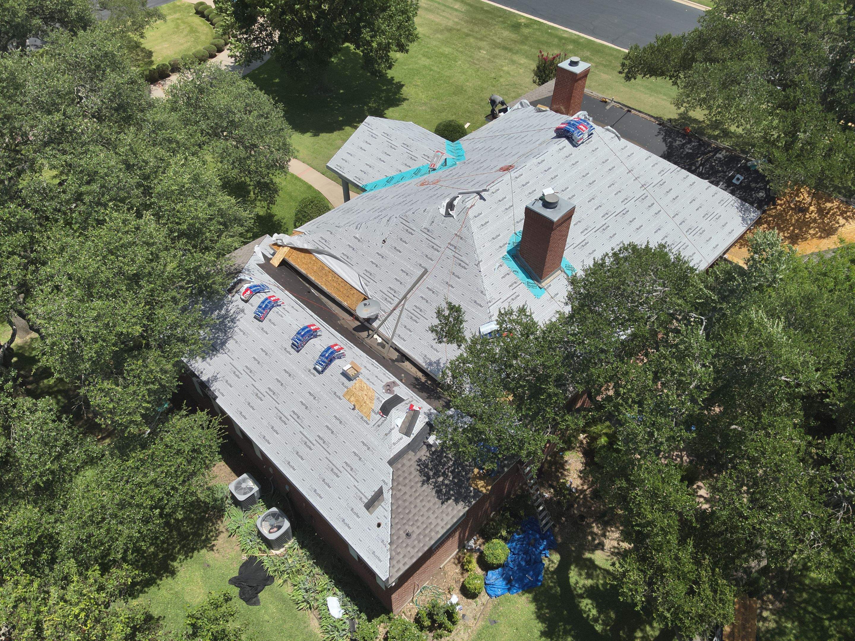 Residential Roof Replacement using GAF - HDZ - Weathered Wood by Action Exteriors