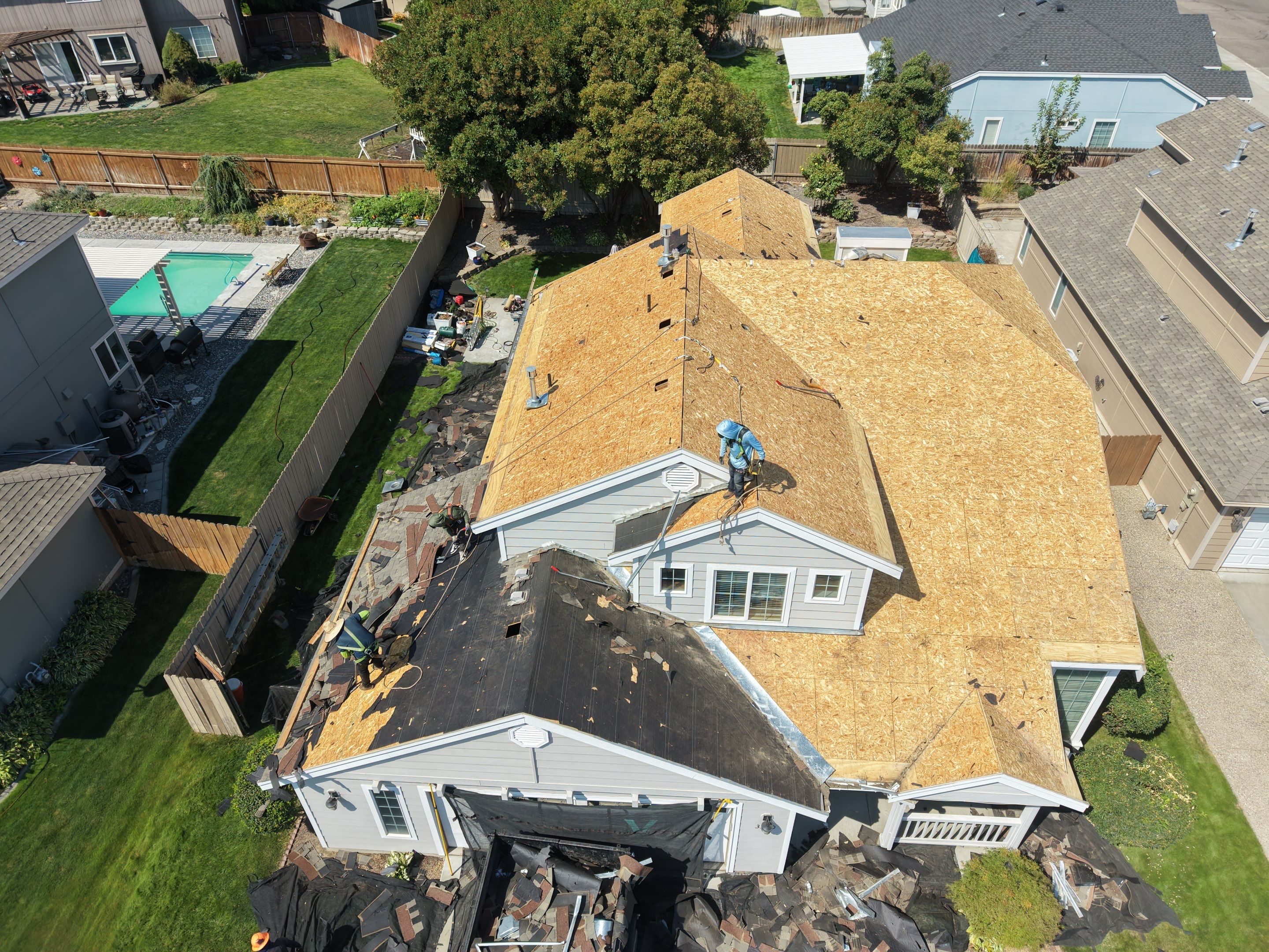 Complete Residential Roof and Fascia Replacement in Kennewick by Alpine Roofing