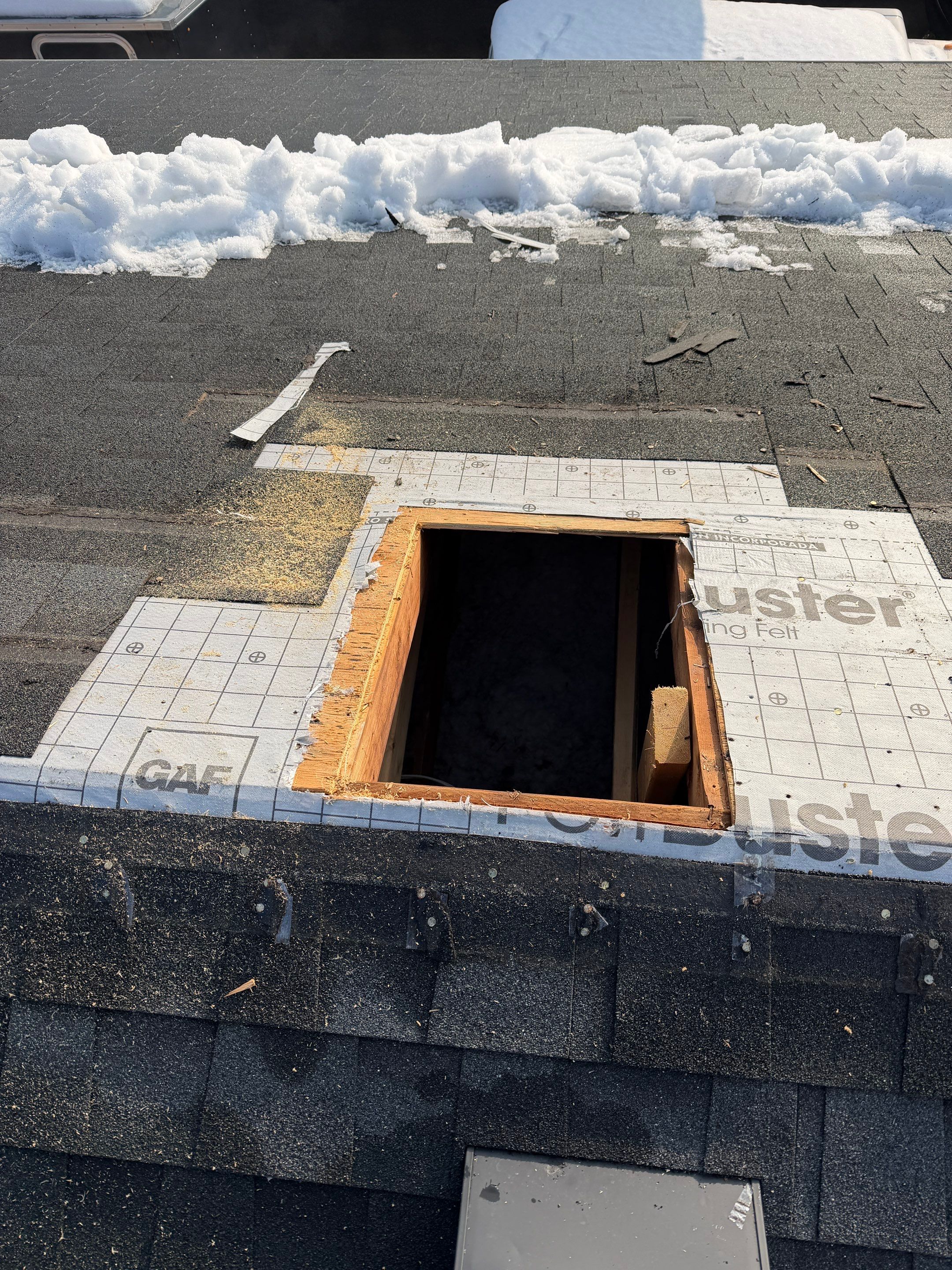Project in Burlington by The Roofing Crew
