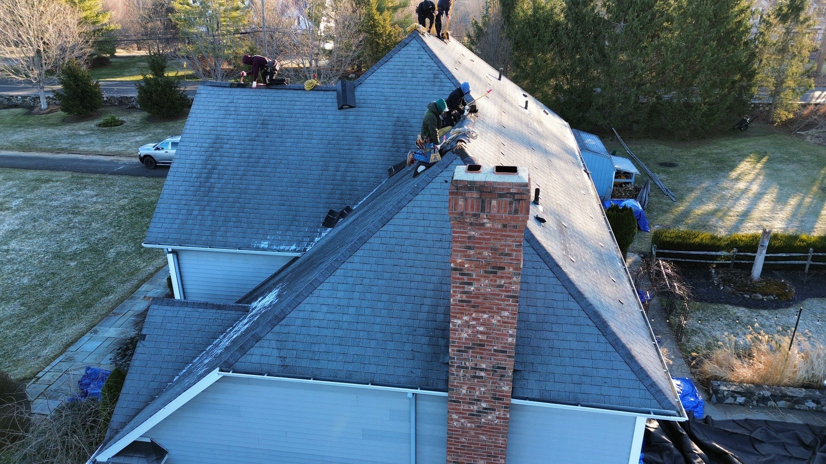 Federowicz Roof Completion by Royal Restoration CT 
