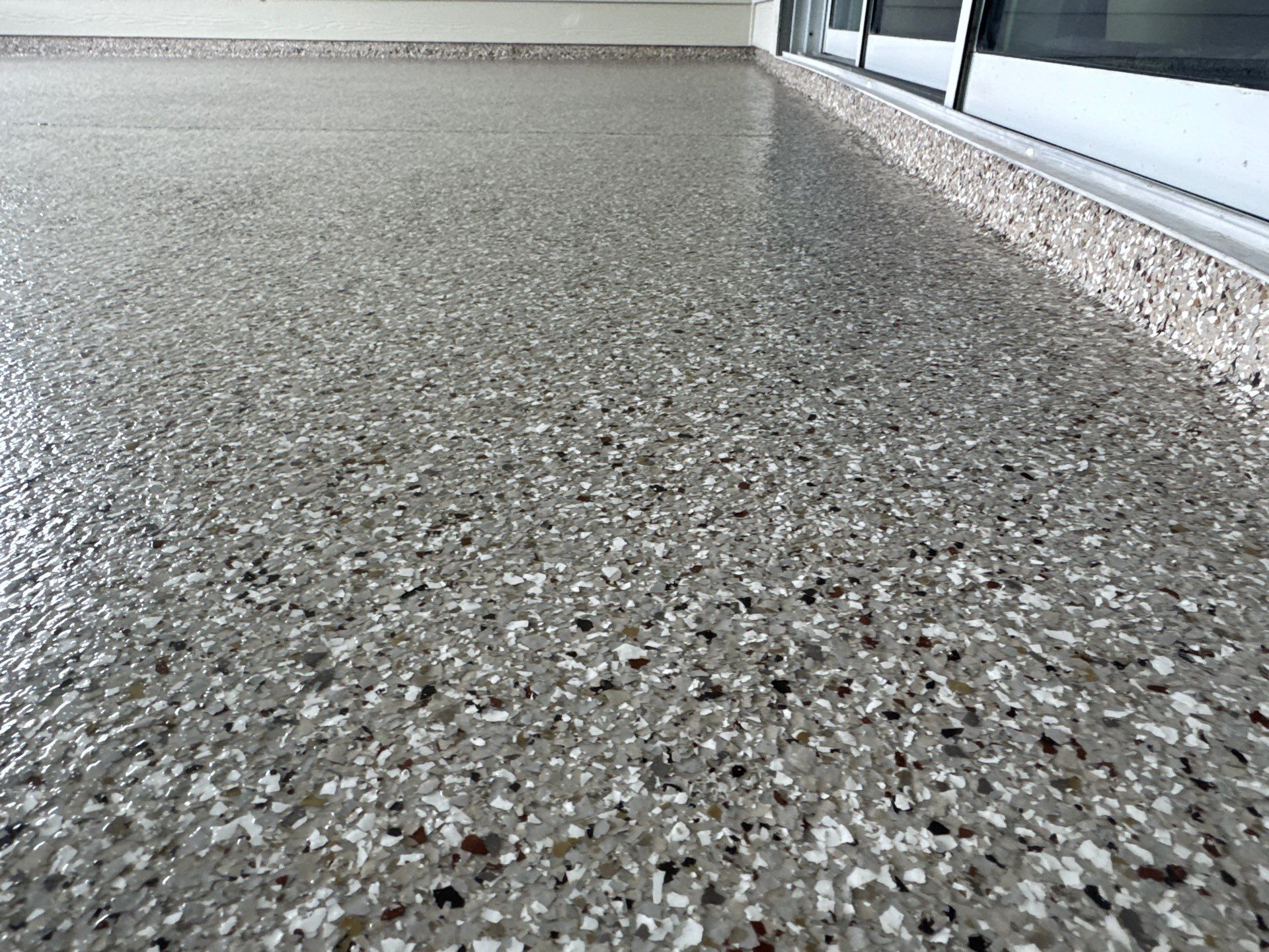 Porches Project in Newberry, FL in Pebble Beach by Cross Creek Concrete Coatings