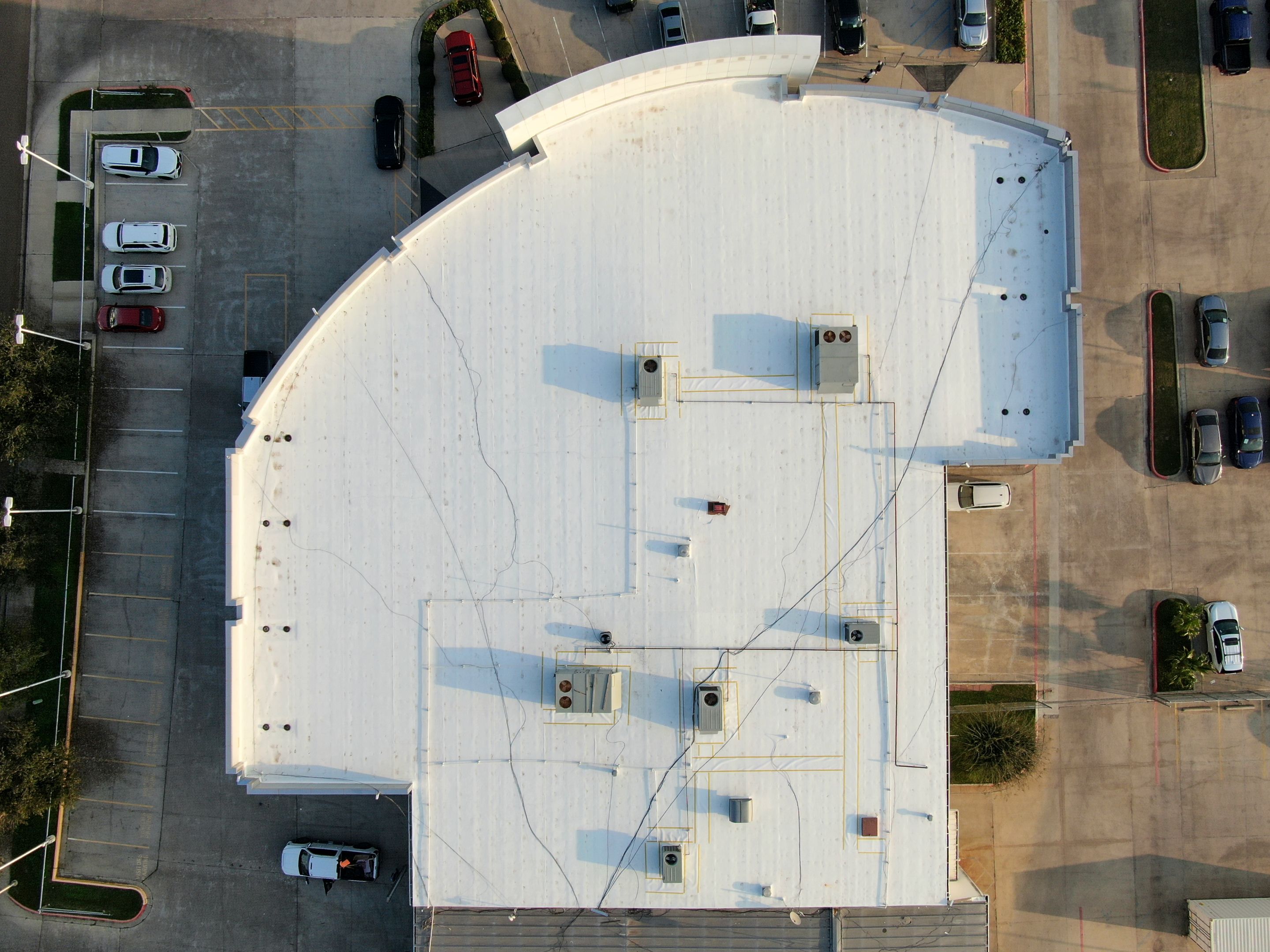 Commercial Roofing Installation using Thermoplastic Polyolefin - GAF  by JM Flores Roofing & Construction, Inc