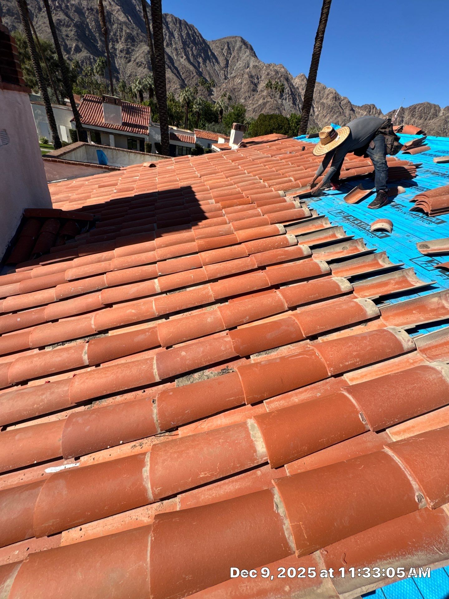 Project in La Quinta by Desert Roof Concepts