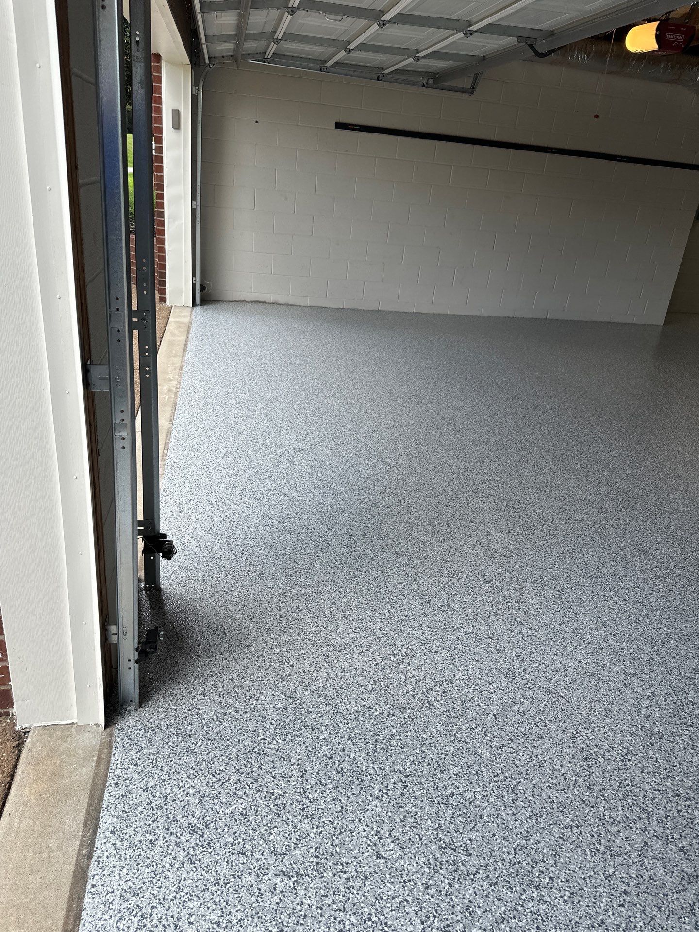 Garage Floor Coating using Gravel by My Garage Floor Guys