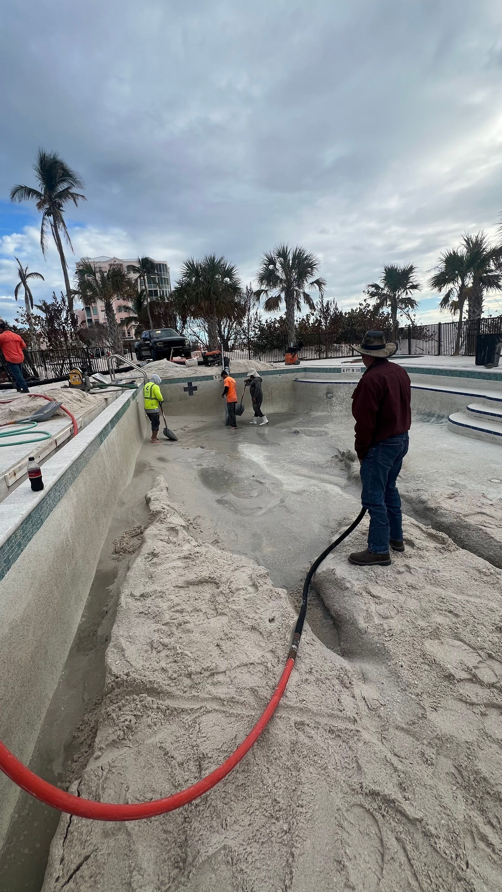Beachside Community Club Pool Cleanout by APS Power & Water