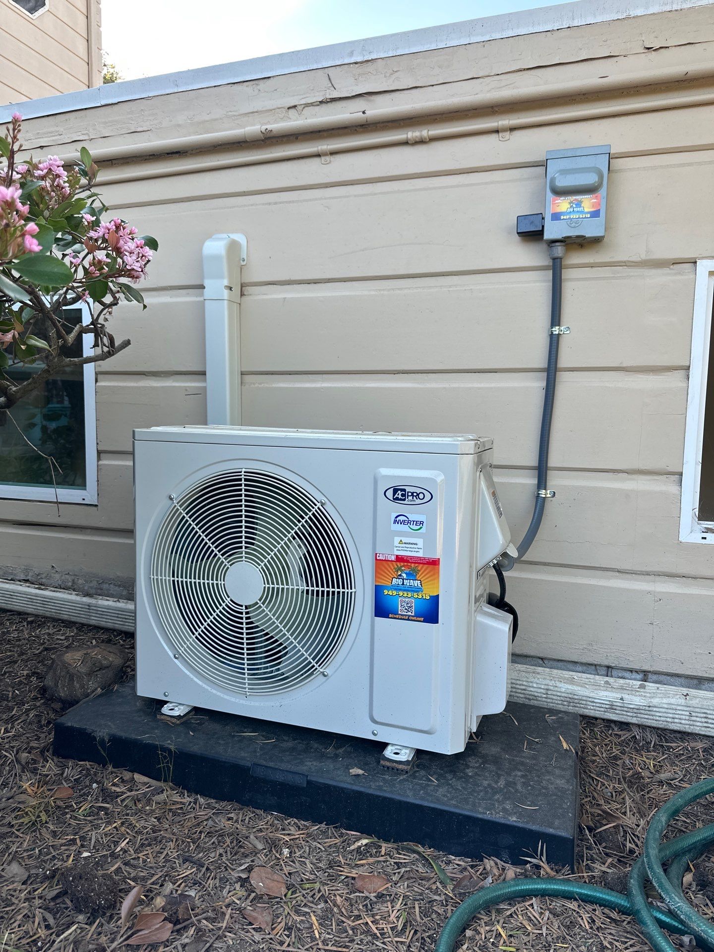 ADU Mini Split Install  by Big Wave Heating & Air Conditioning 