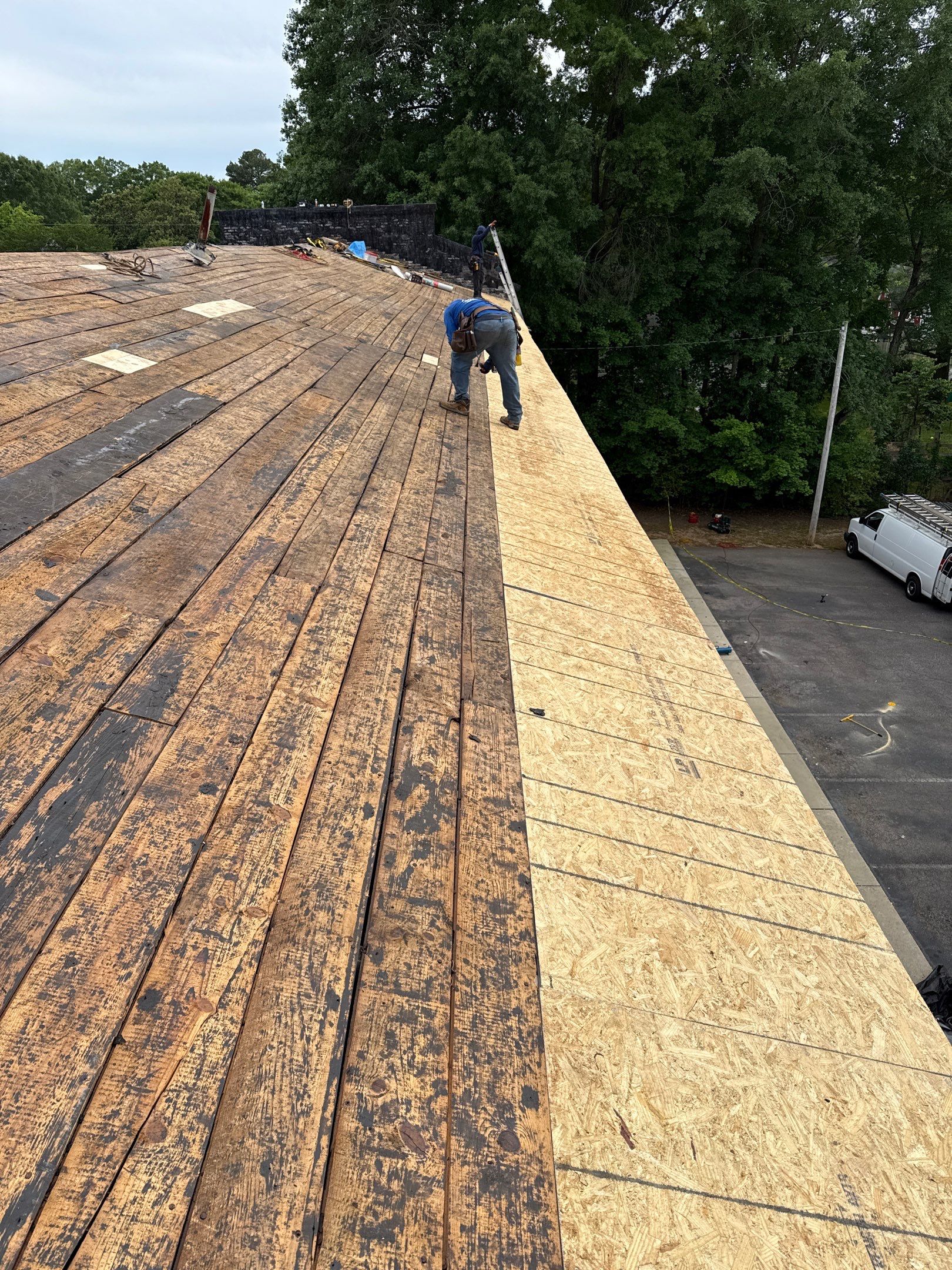 Roof Replacement - 24 Gauge Galvalume - Historic Building  by Pro Performance Roofing