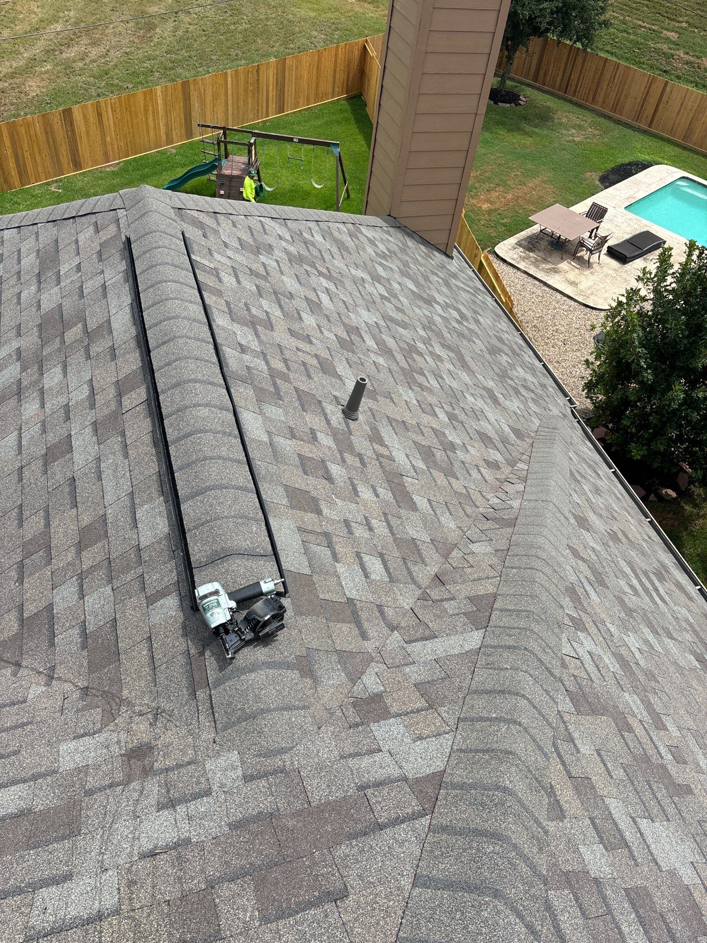 Residential Roofing Installation using Owen's Corning Duration (Lifetime) Shingles by Roof Repair Company