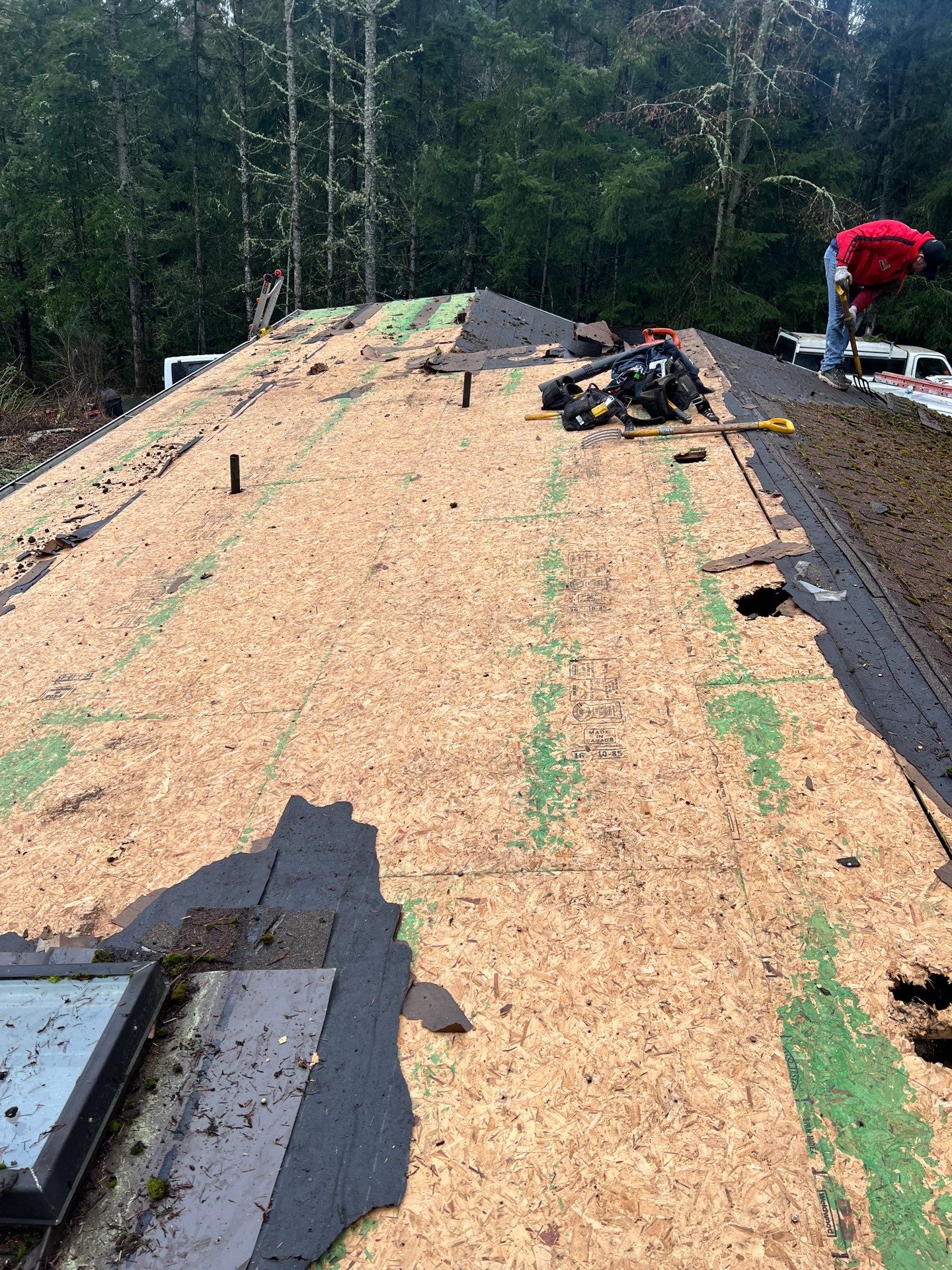 Residential Roofing Installation using GAF HDZ Shingles by Roofing Formula LLC