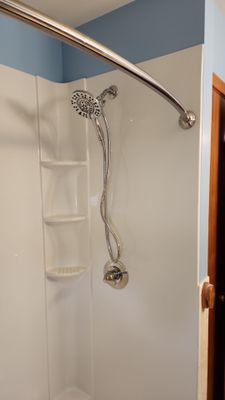 Tub to shower conversion