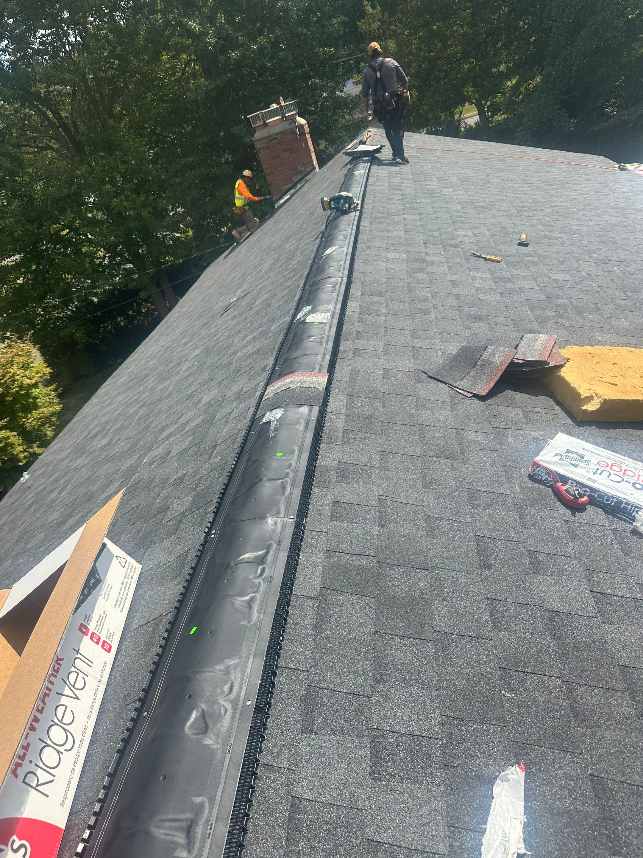 Project in East Hartford by Golden Shield Roofing