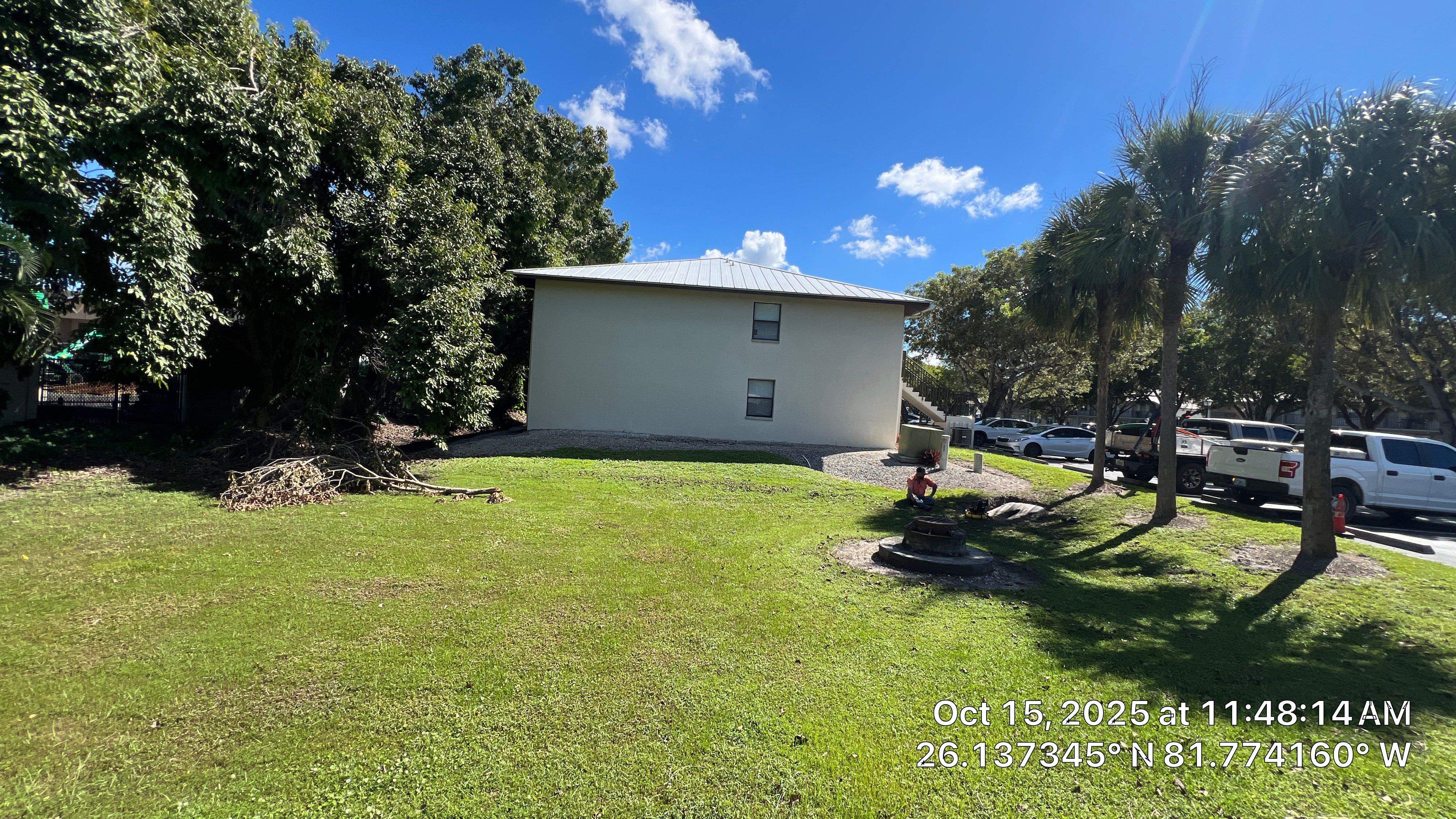 Naples Apartment Complex Culvert Cleaning by APS Power & Water