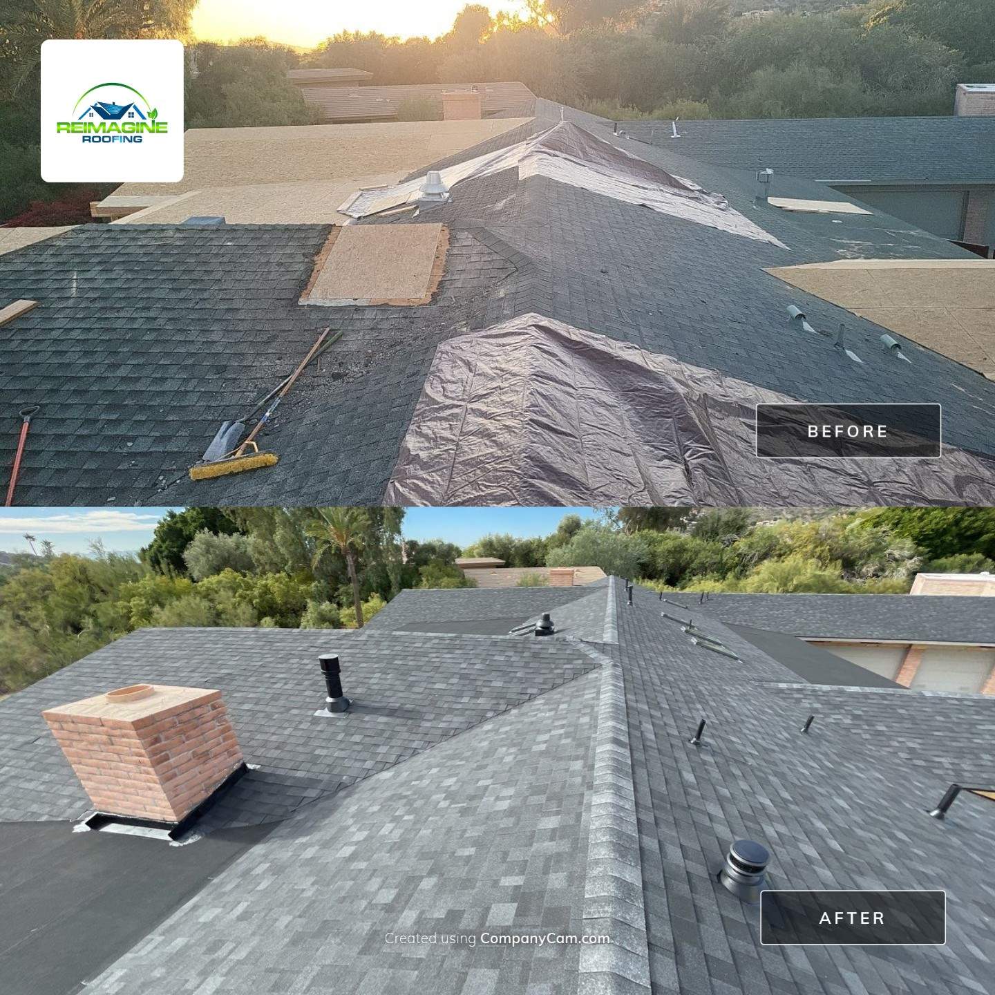 Onyx Black Shingles by Reimagine Roofing