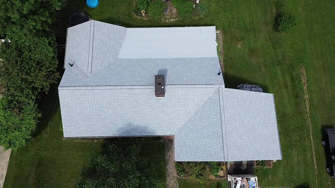 Atlas Pinnacle, Color, Oyster Shell, Drip Edge, Color, White by Eagle Eye Roofing