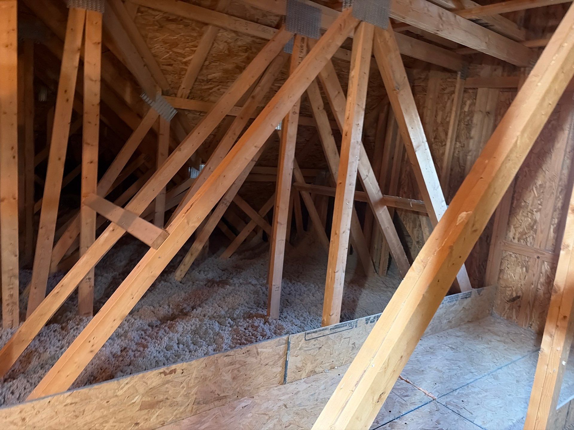 Sanitizing and Transforming a 2,100 sq ft Attic for a Better Home Performance by Home Environment Solutions