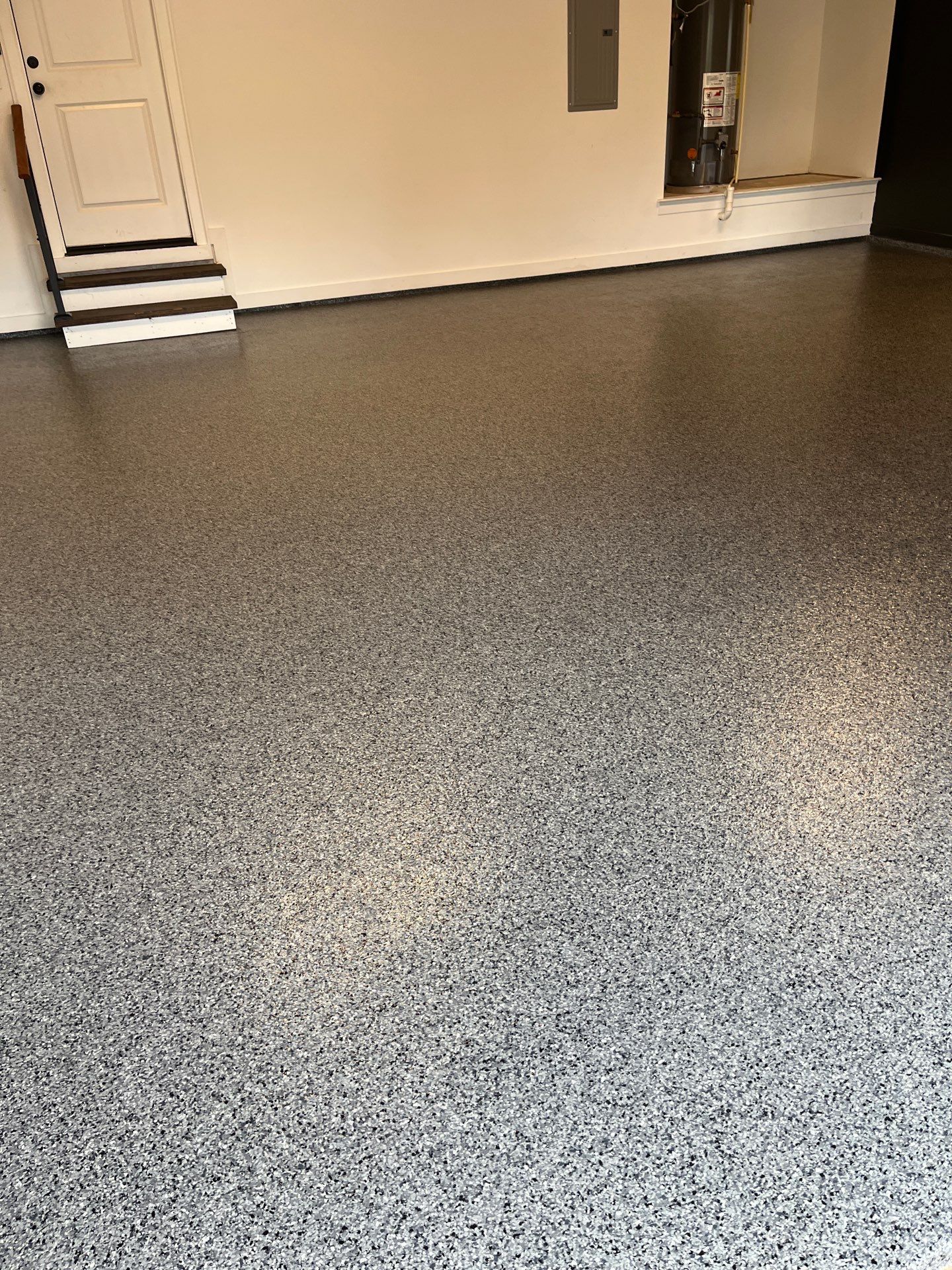 Garage Floor Coating using Nightfall by My Garage Floor Guys