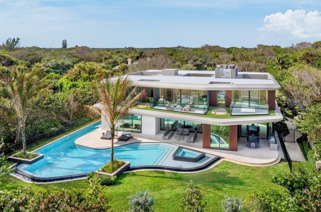 Custom Home in Hobe Sound by Toledo Iron Works