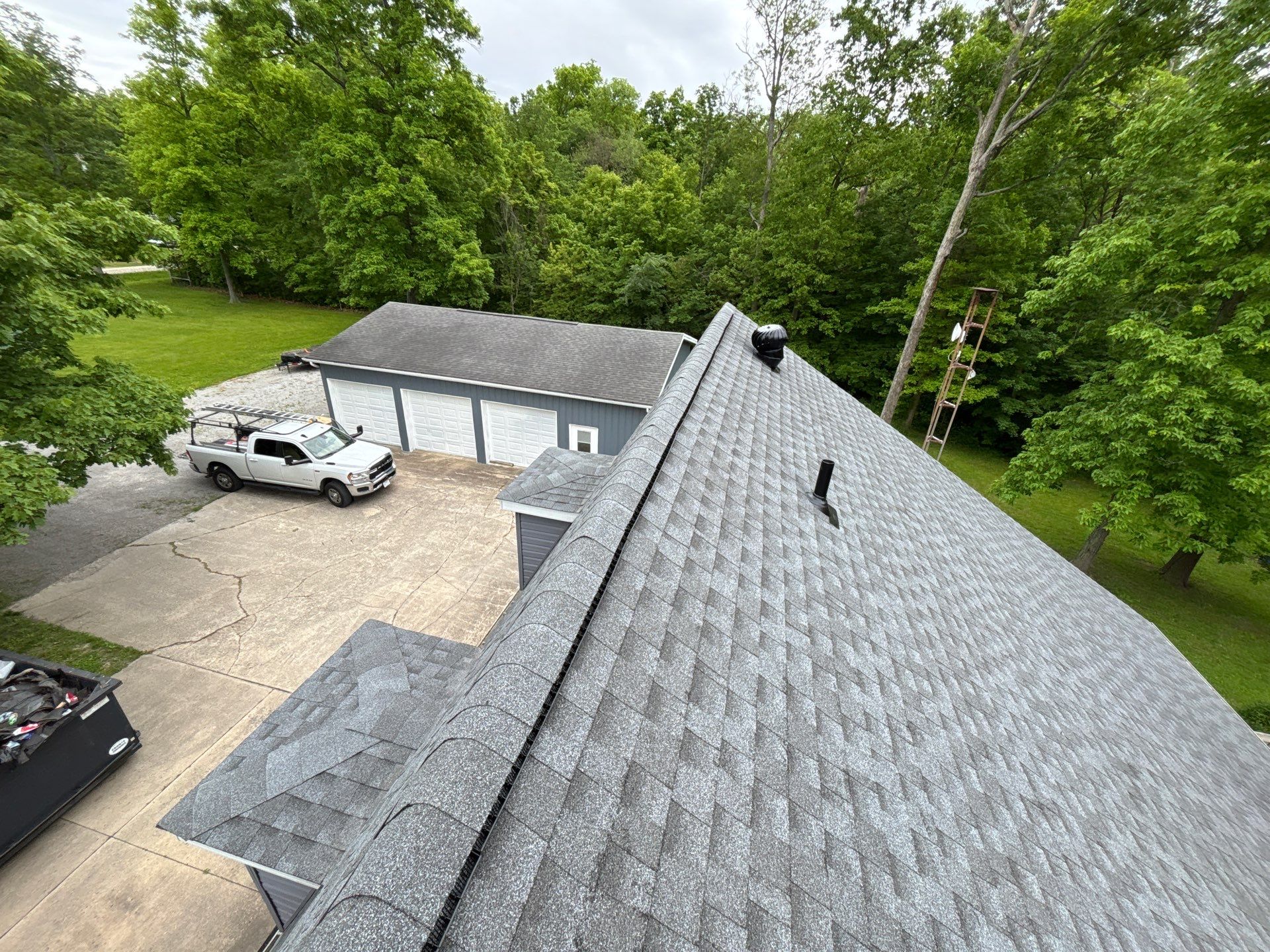 Residential Roofing Installation using GAF HDZ Pewter Gray by Nitro Roofing and Construction