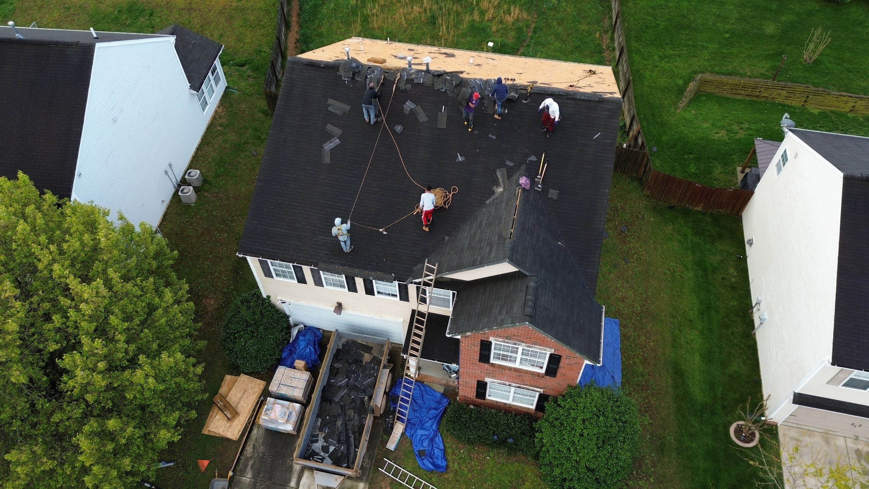 Roof replacement, solar panels instalation and garage repair by Just Brilliant Restoration JBR