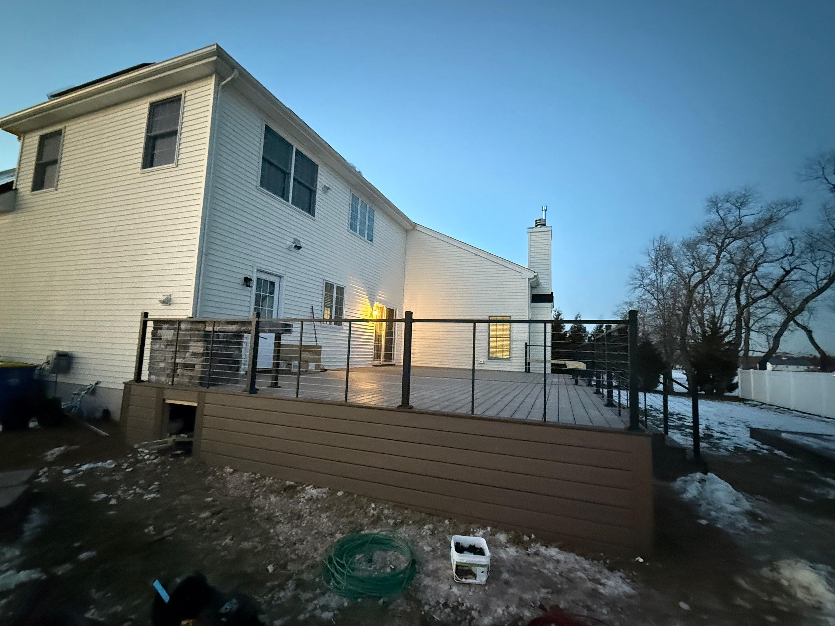 New Deck and outdoor Kitchen In Hillsborough , New Jersey by deck guardian