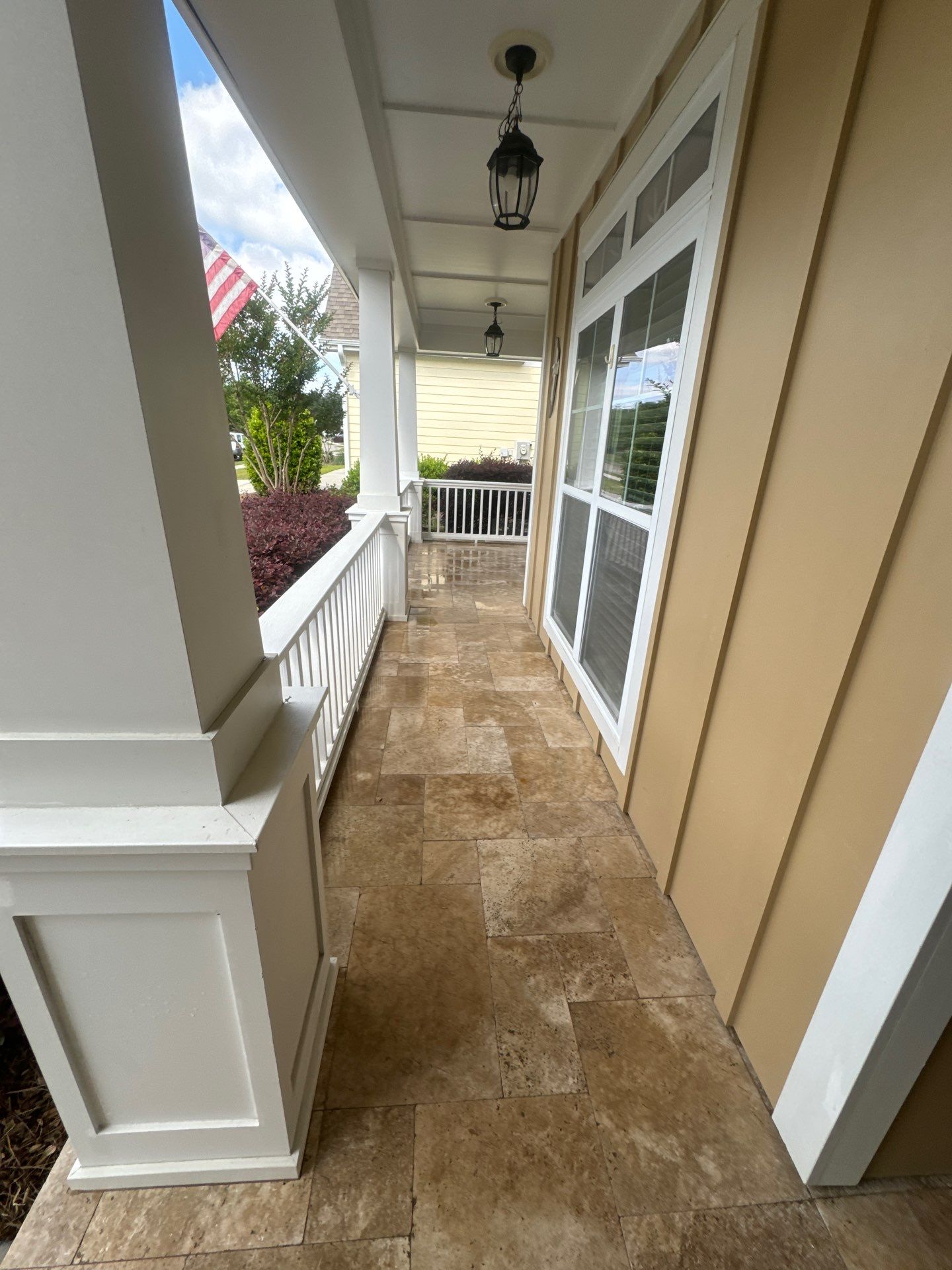 Travertine using Concrete Sealant by DuraSeal