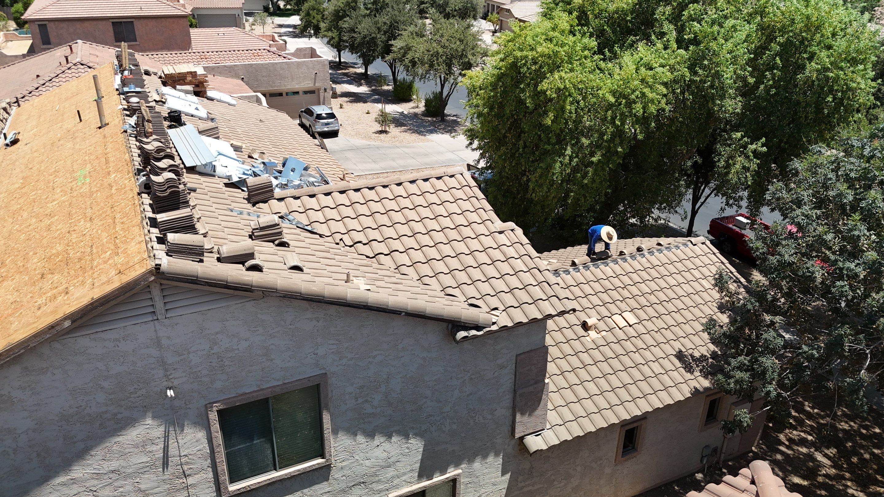 Project in Queen Creek, AZ by Saint Roofing