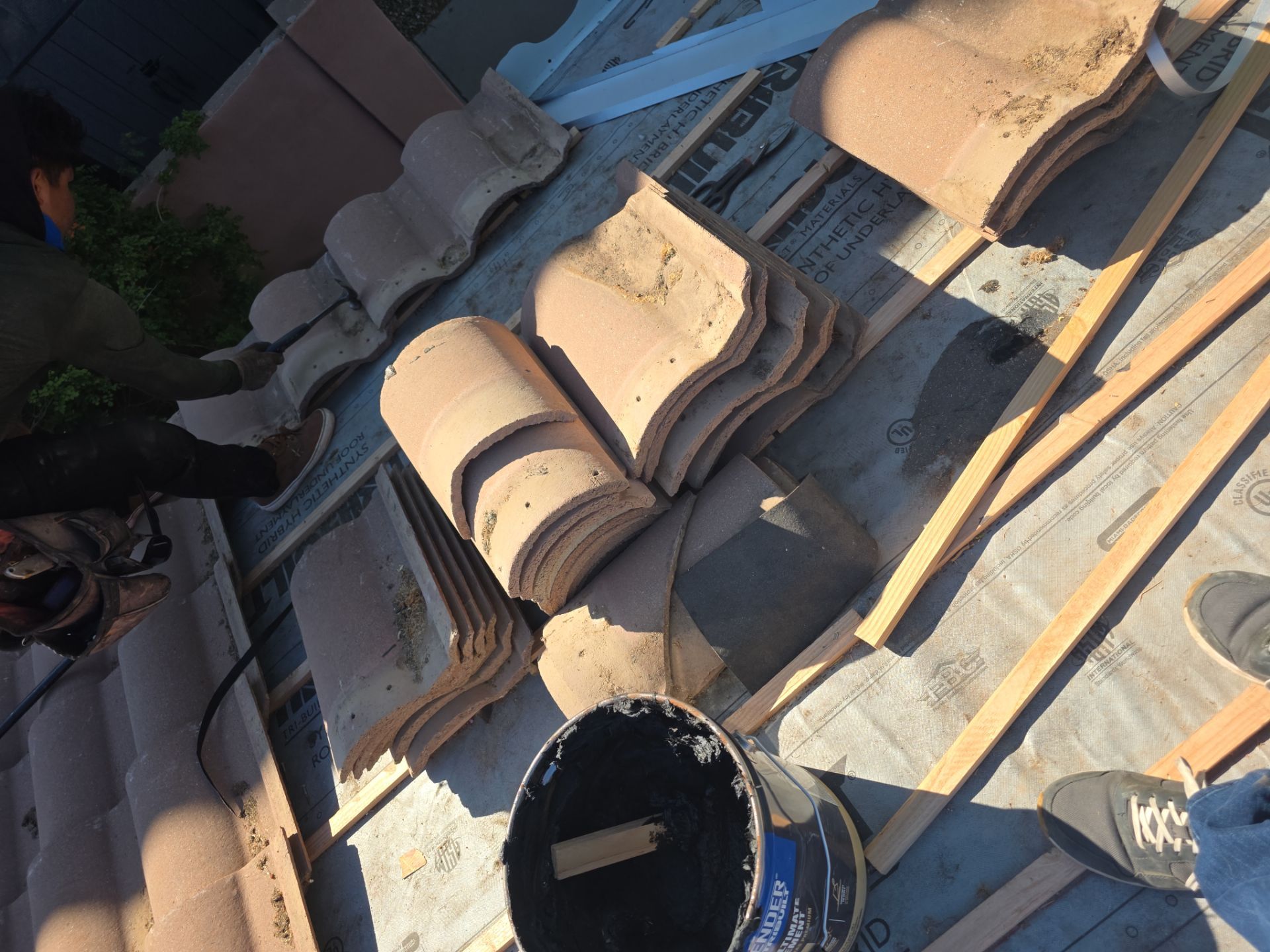 Tile Reset using Concrete Tiles in Gold Canyon by Weather-Tite Roofing