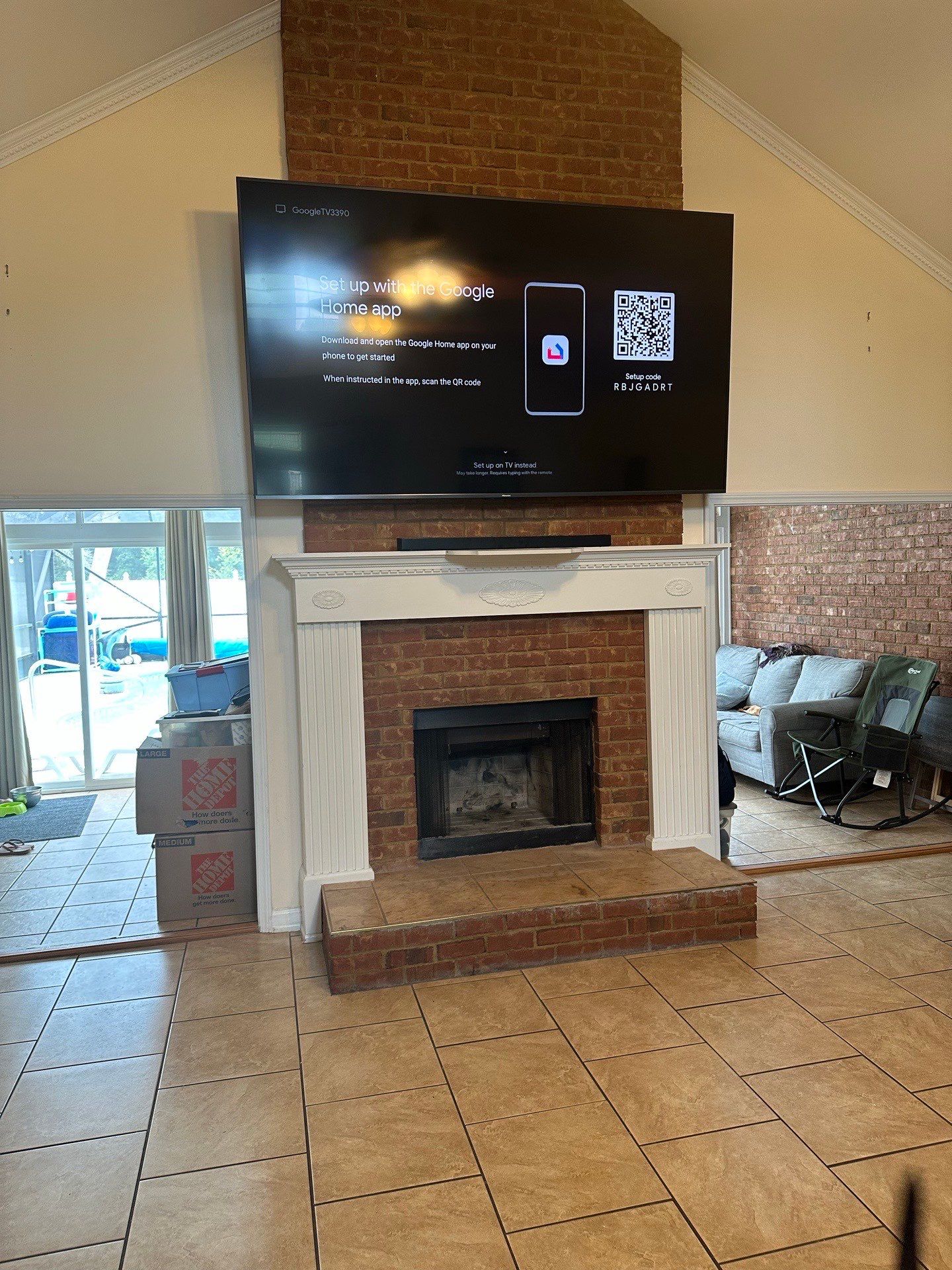Fireplace TV Mounting Projects by Hangman Mounting & Installation 