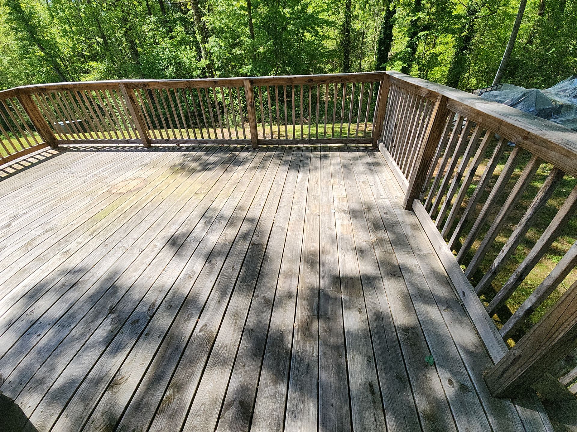 Weathered Deck using Wood Sealant by DuraSeal